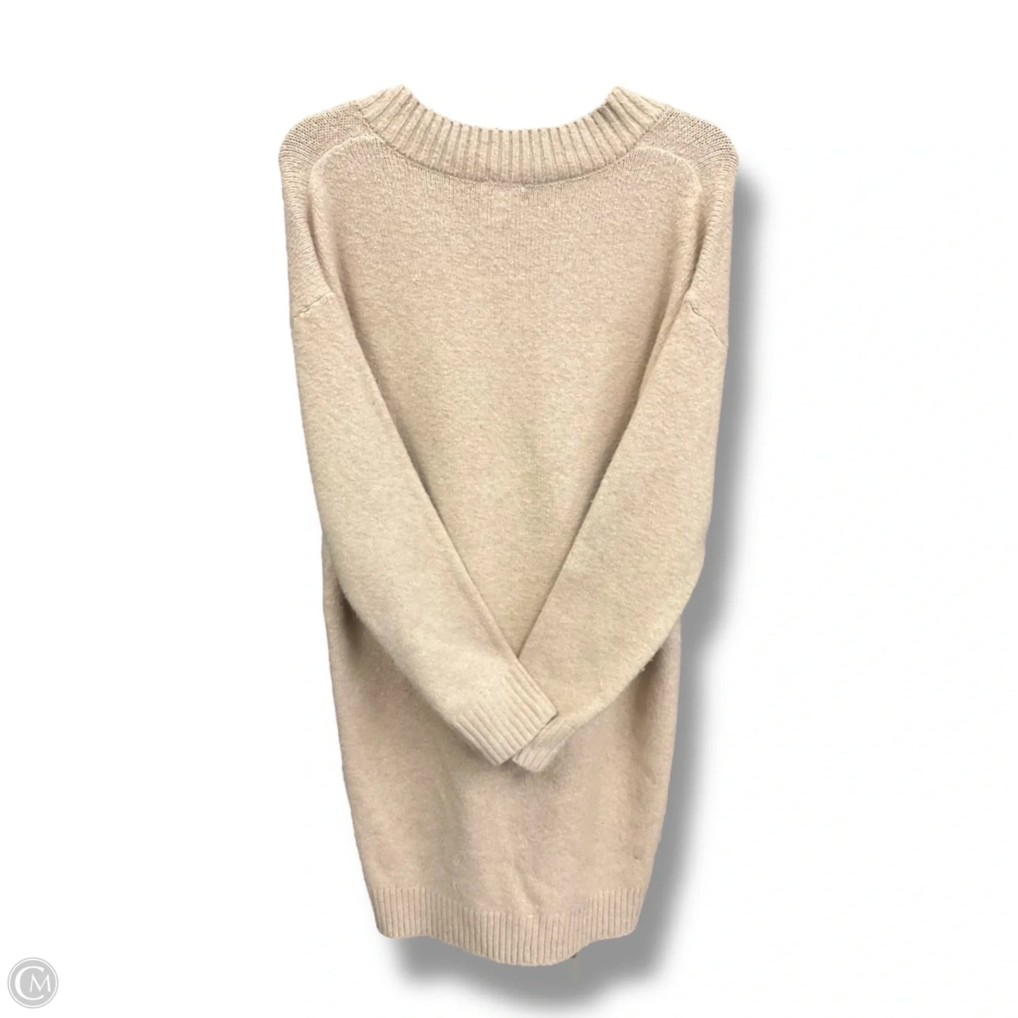 Dress Sweater By Nordstrom In Tan, Size: M
