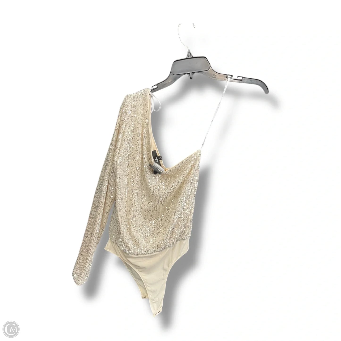 Bodysuit By Lulus In Silver, Size: S