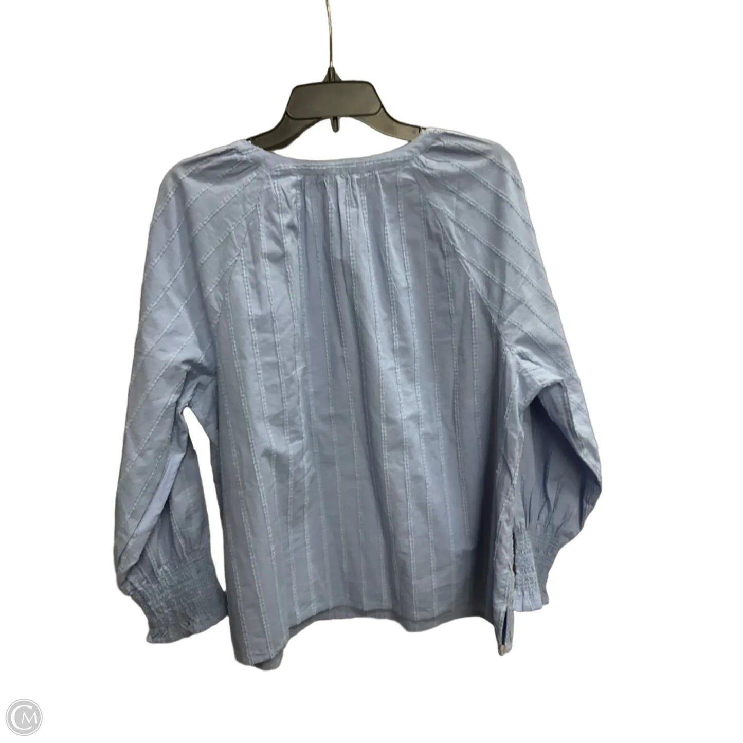 Top Short Sleeve By Talbots In Blue, Size: 1x