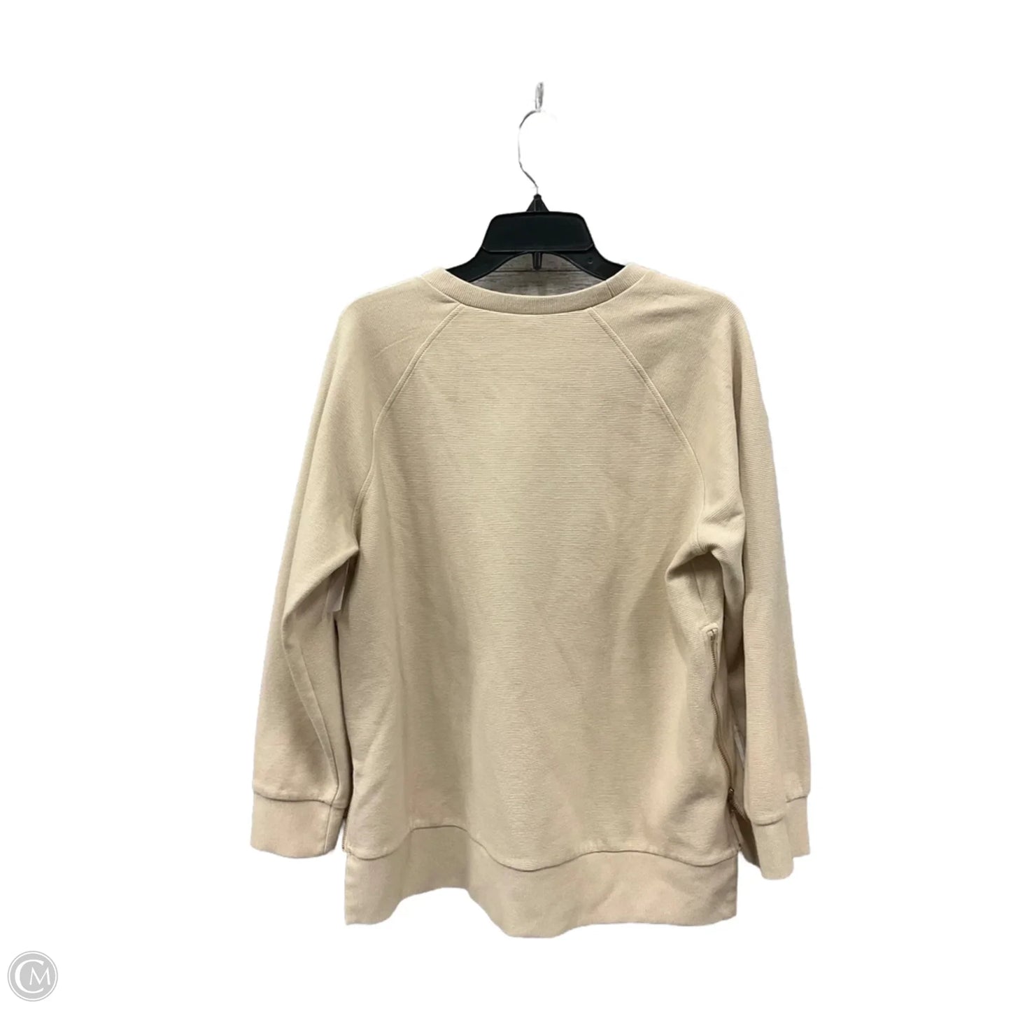 Top Long Sleeve By Anrabess In Tan, Size: L