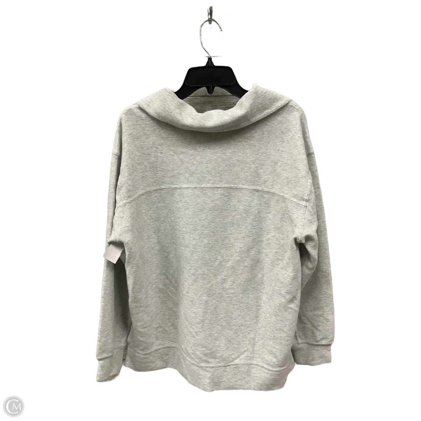 Sweatshirt Collar By Te Verde In Grey, Size: L