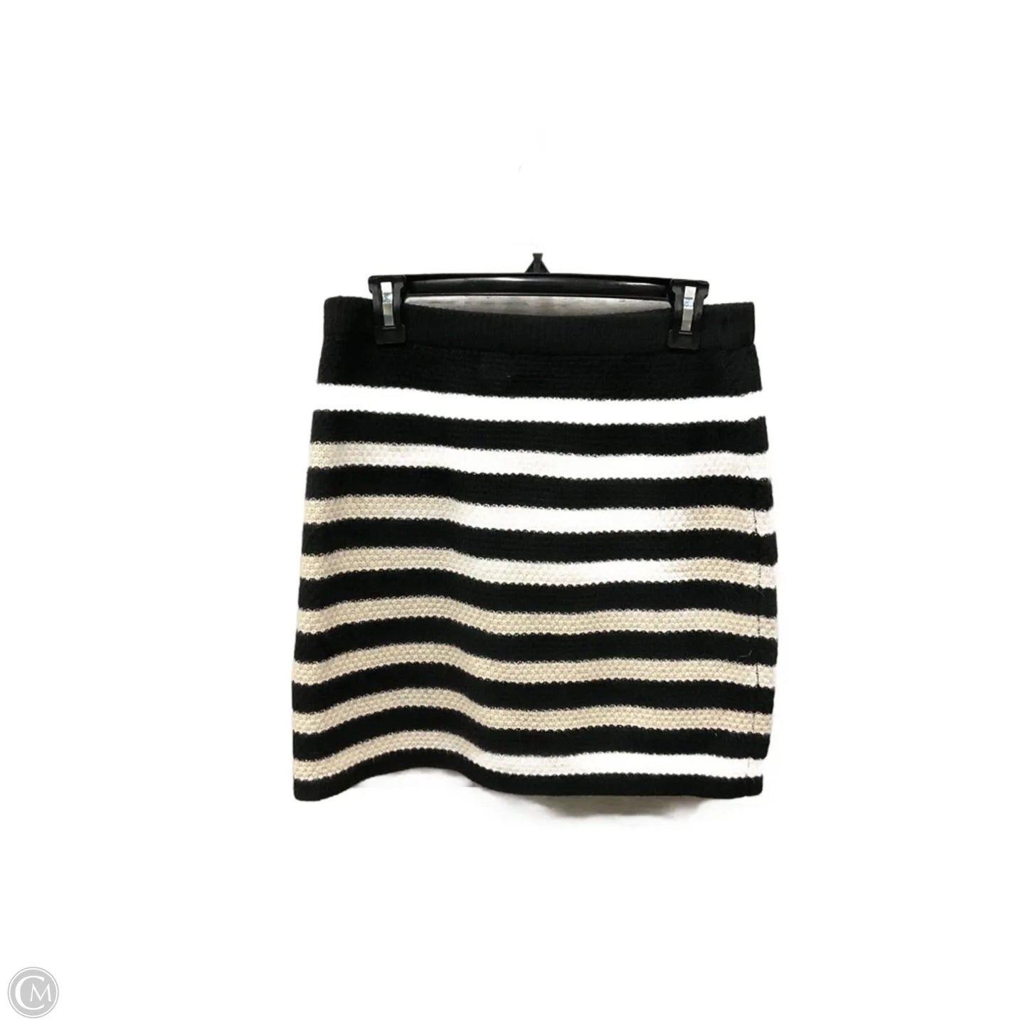 Skirt Midi By A New Day In Striped Pattern, Size: 8