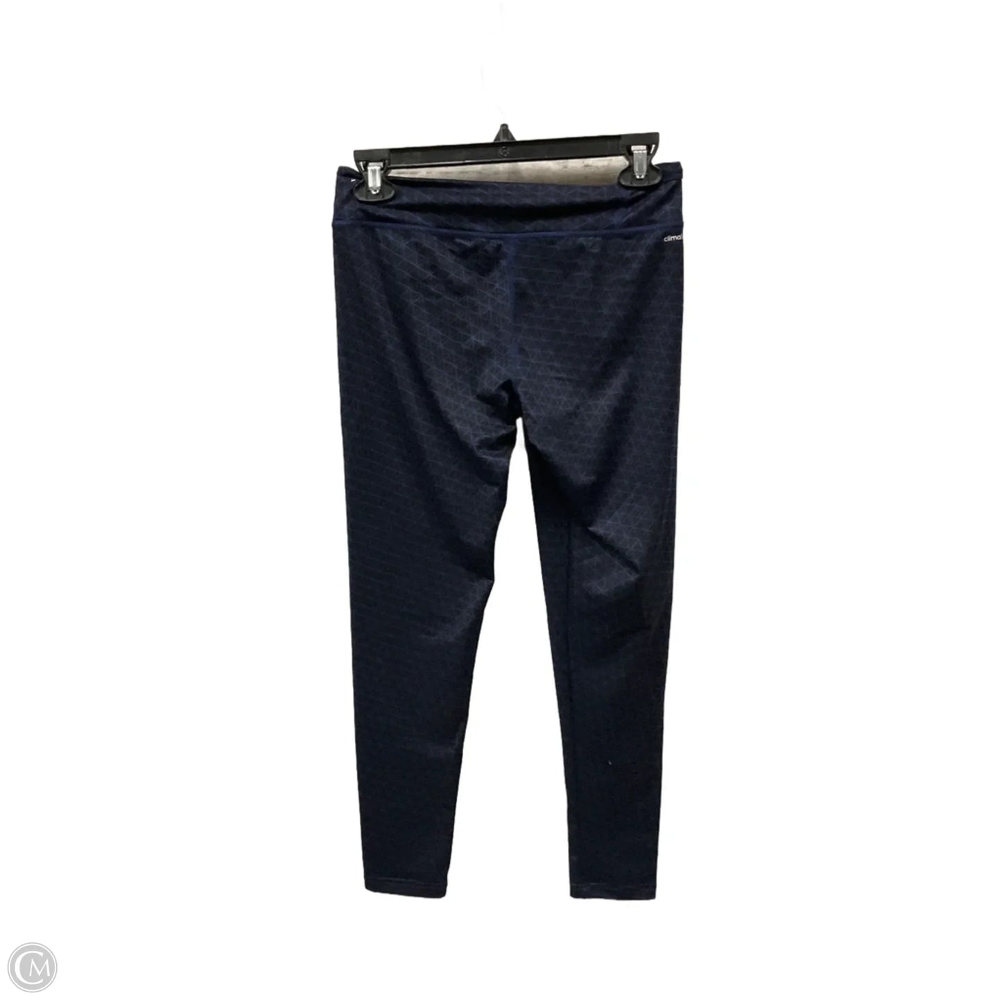 Athletic Leggings By Adidas In Black & Blue, Size: S