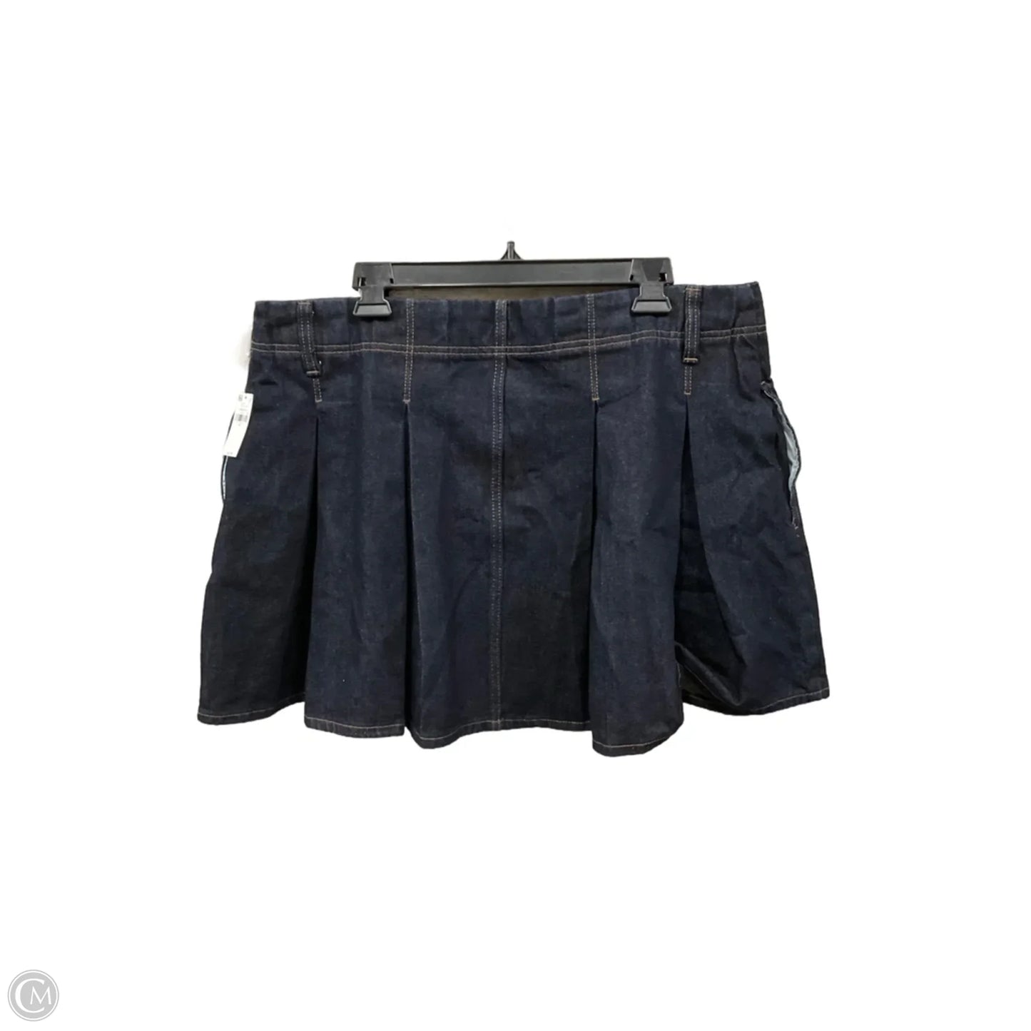 Skirt Mini & Short By Old Navy In Blue Denim, Size: 16