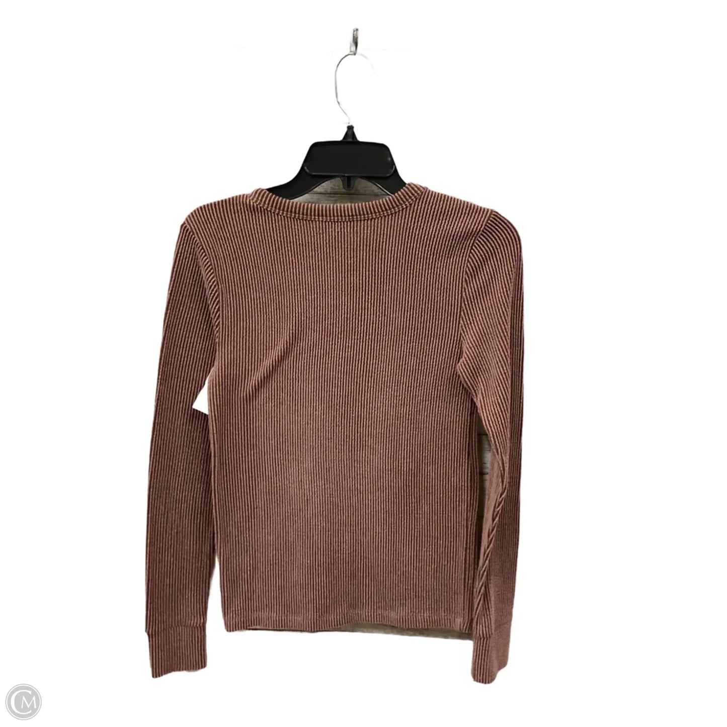 Top Long Sleeve By Evereve In Red, Size: Xs