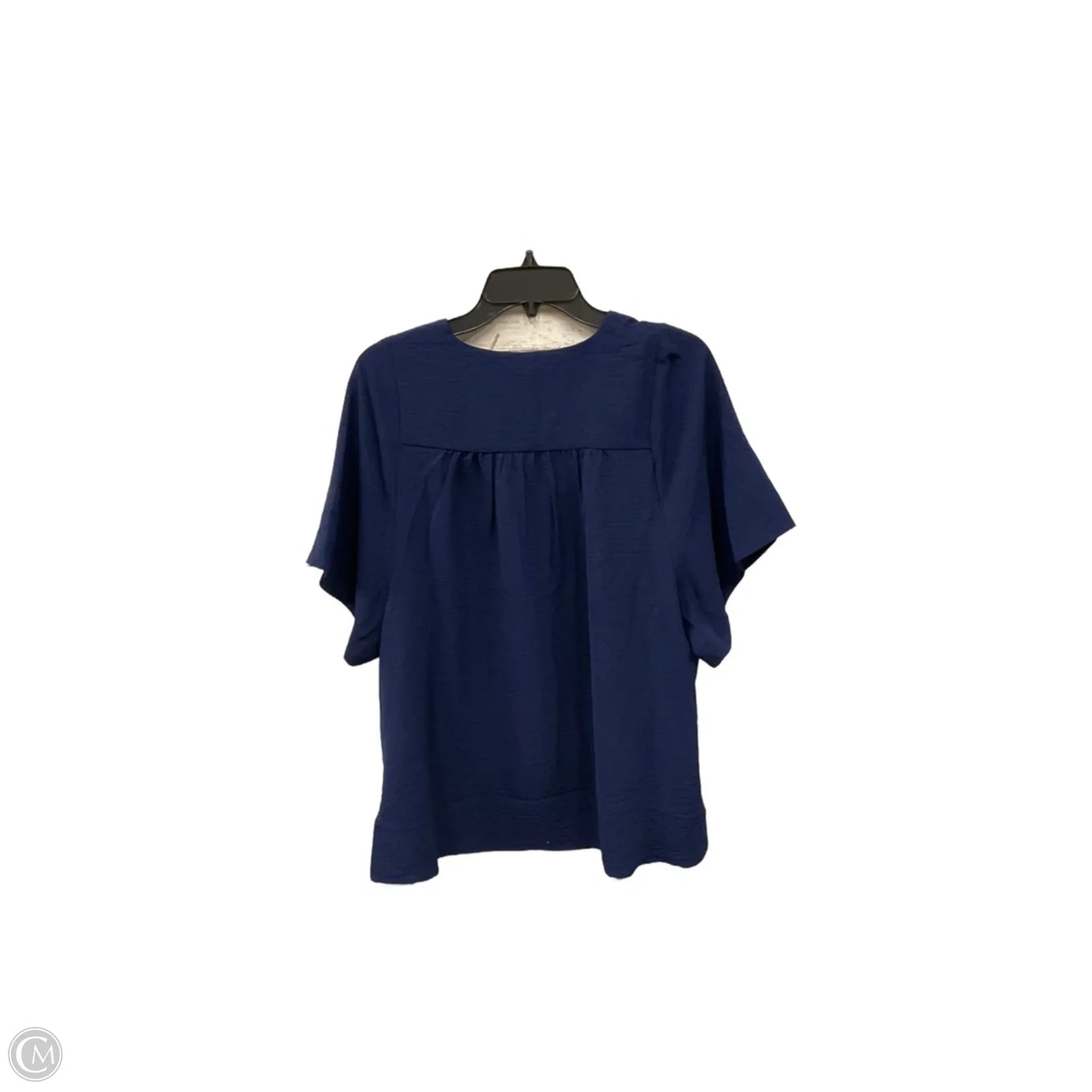 Blouse Short Sleeve By 89th And Madison In Blue, Size: Sp