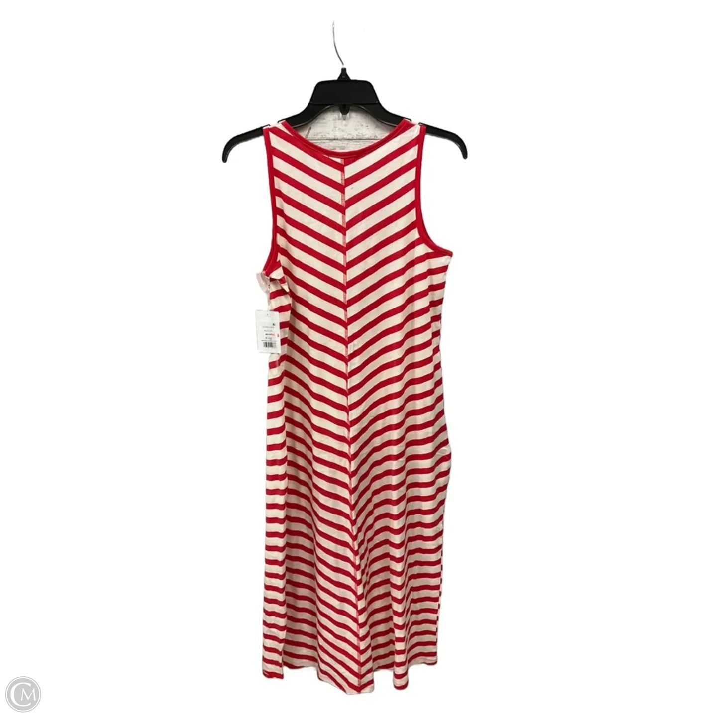 Dress Casual Maxi By 89th And Madison In Red & White, Size: Xl