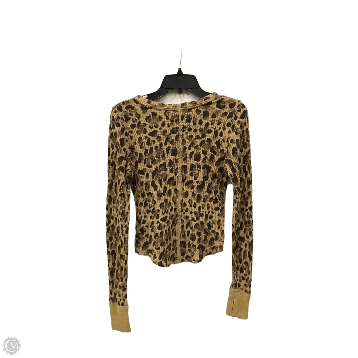 Top Long Sleeve Basic By We The Free In Animal Print, Size: S