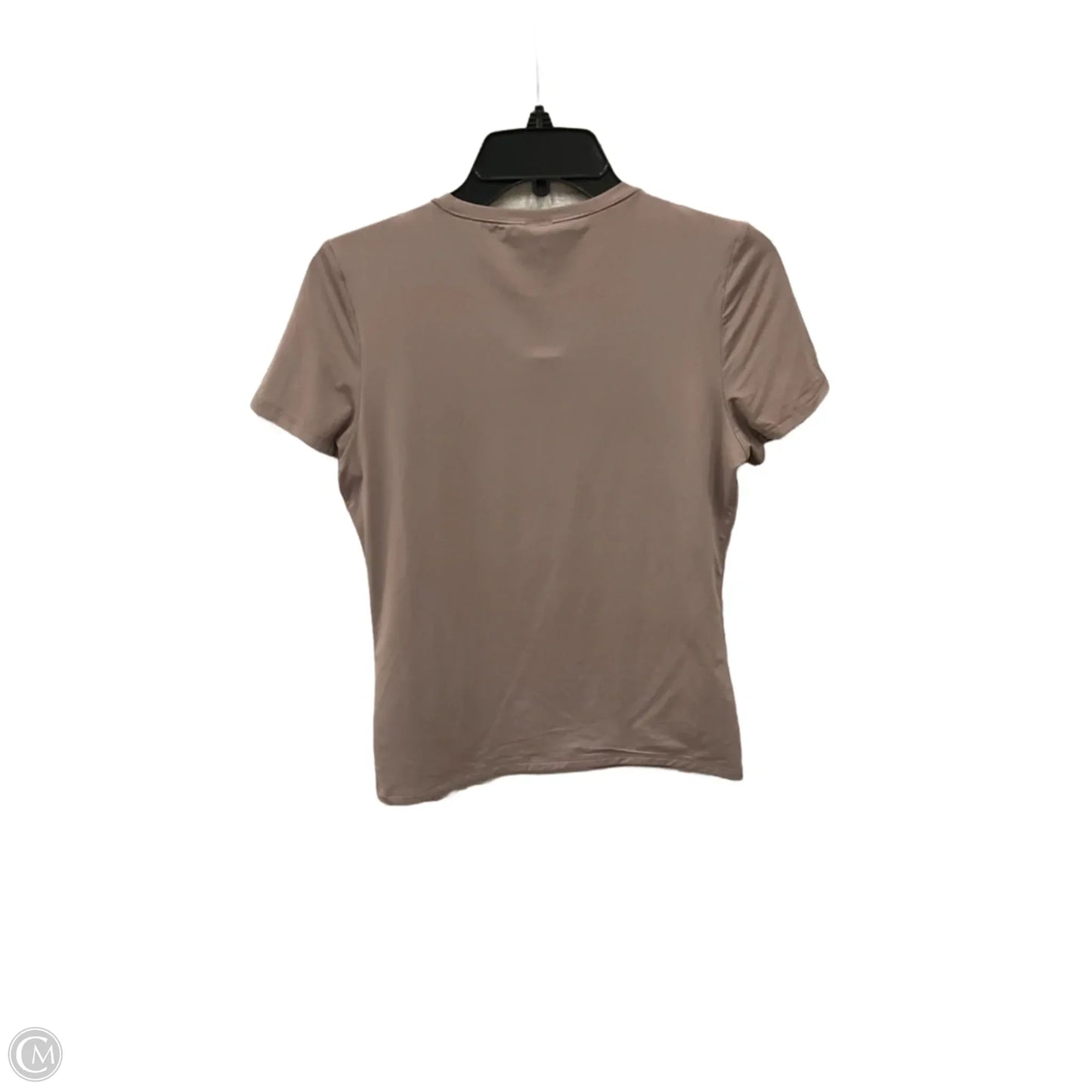 Top Short Sleeve Basic By Pink In Beige, Size: Xl
