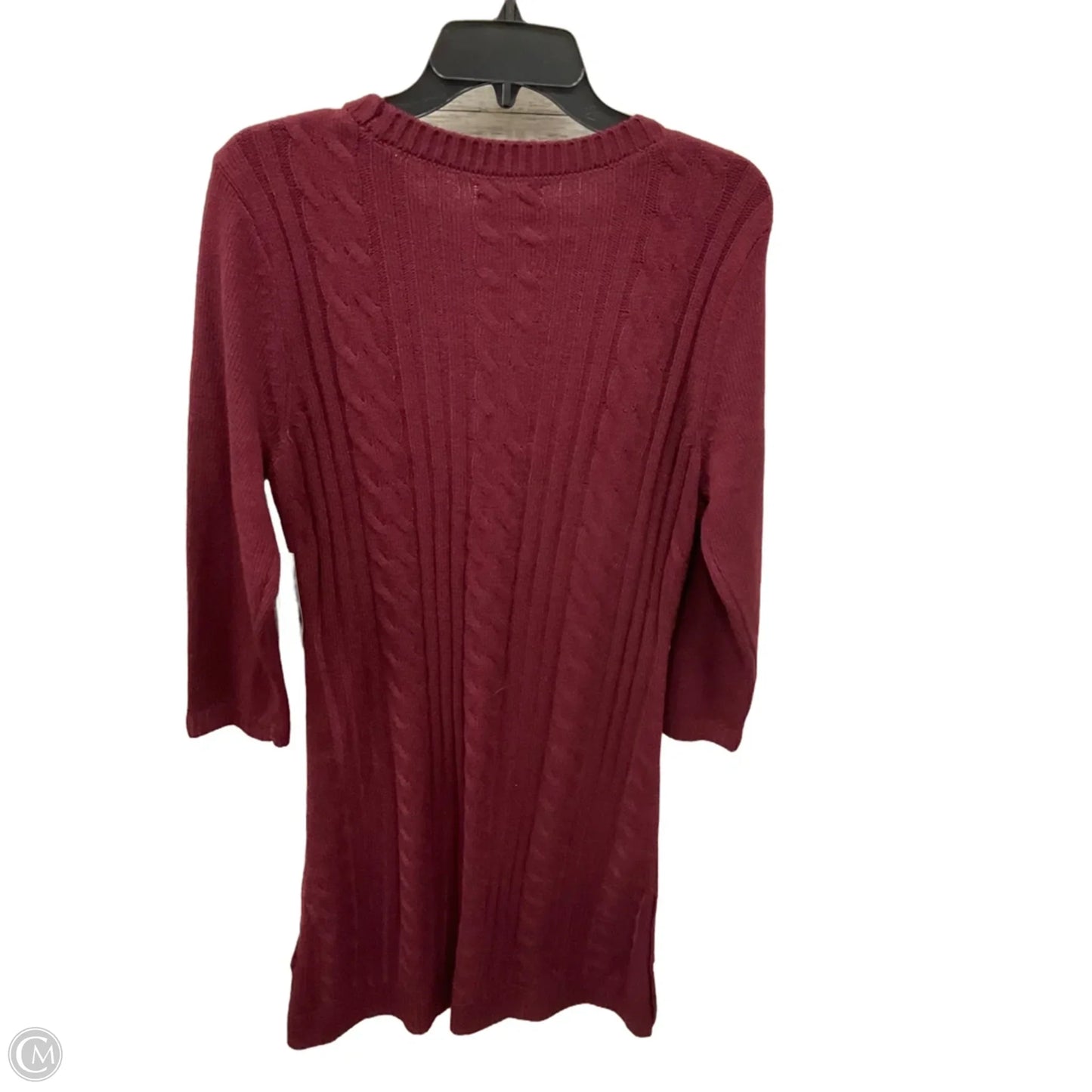 Dress Sweater By New York And Co In Red, Size: L