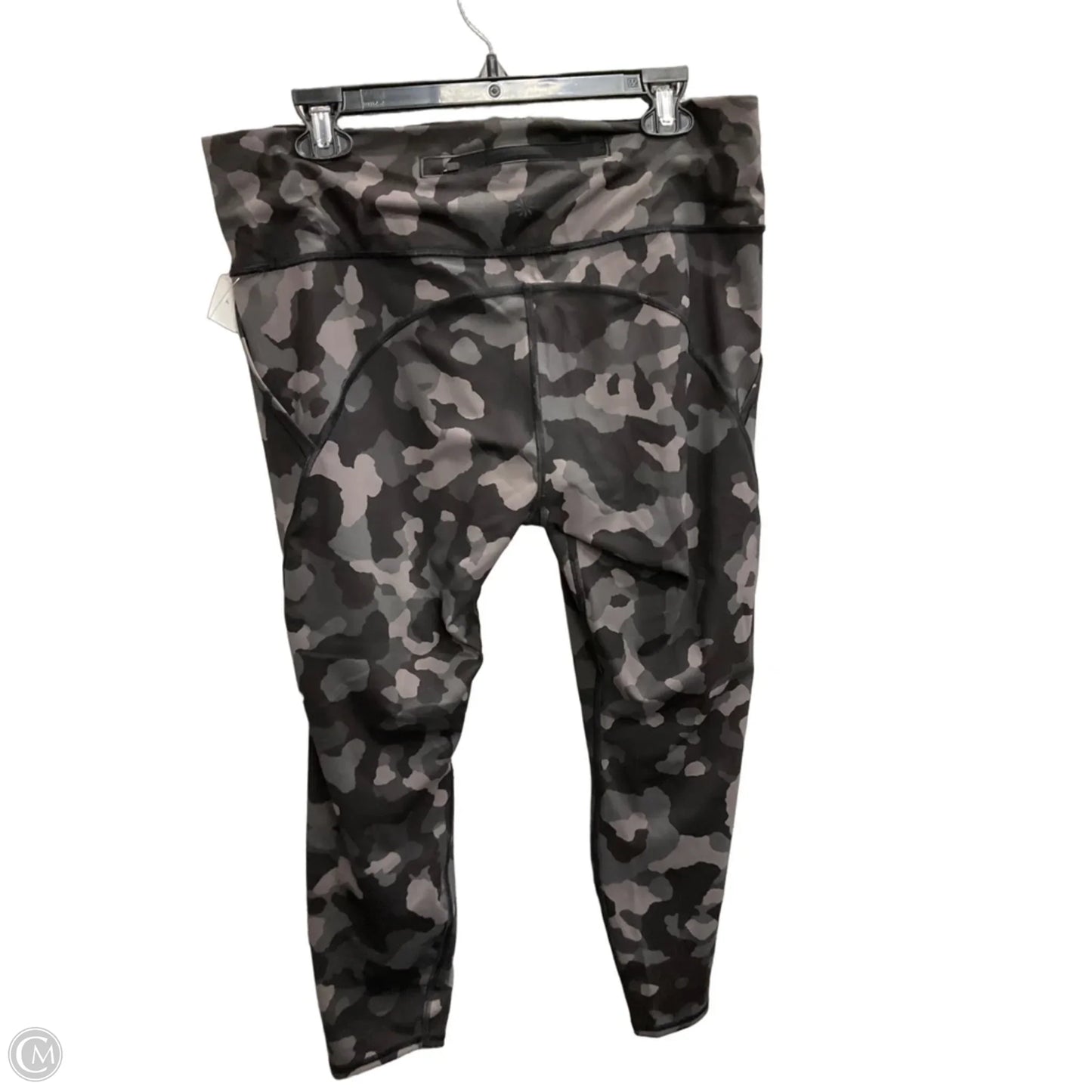 Athletic Leggings By Athleta In Camouflage Print, Size: Xl