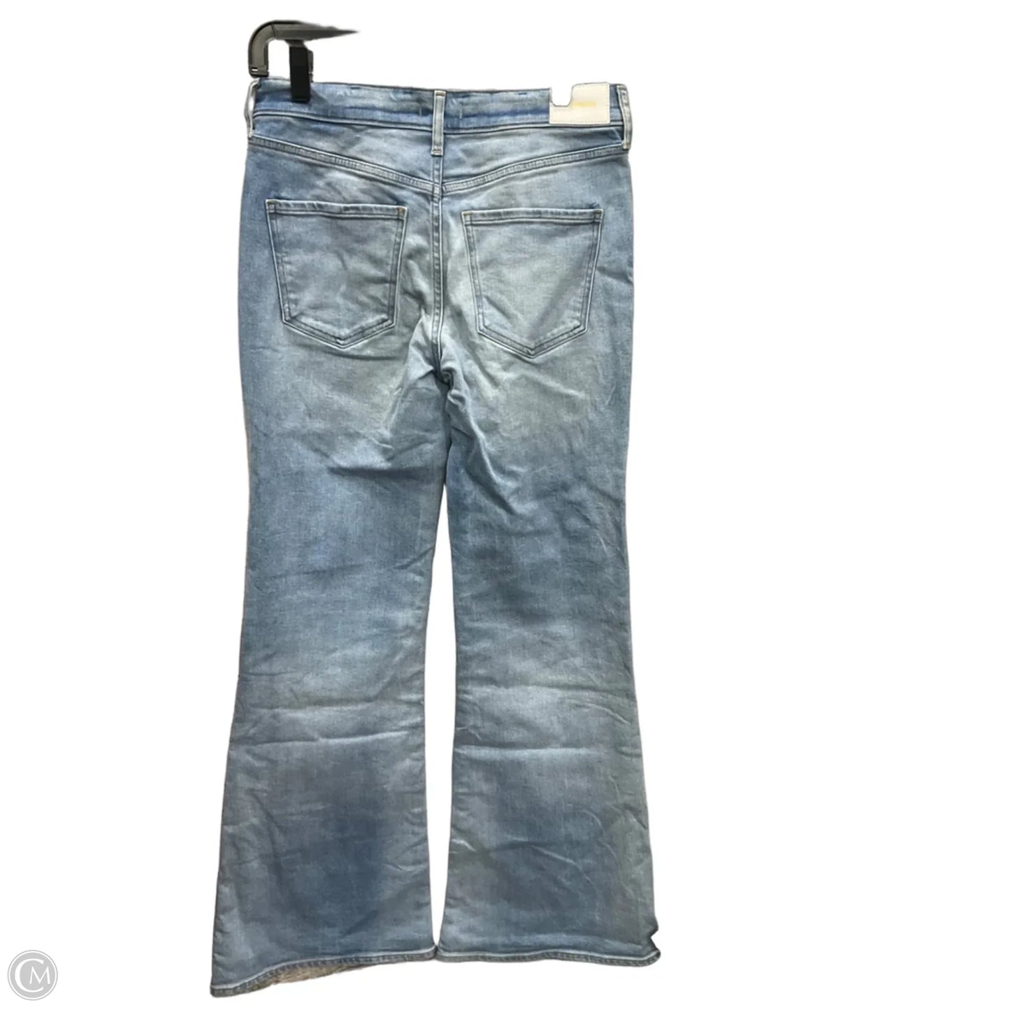 Jeans Flared By Express In Blue Denim, Size: 2