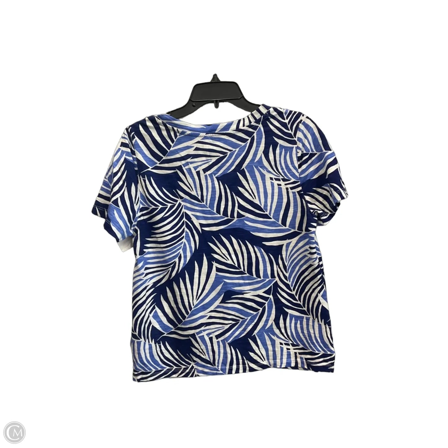 Top Short Sleeve By Sigrid Olsen In Blue, Size: M