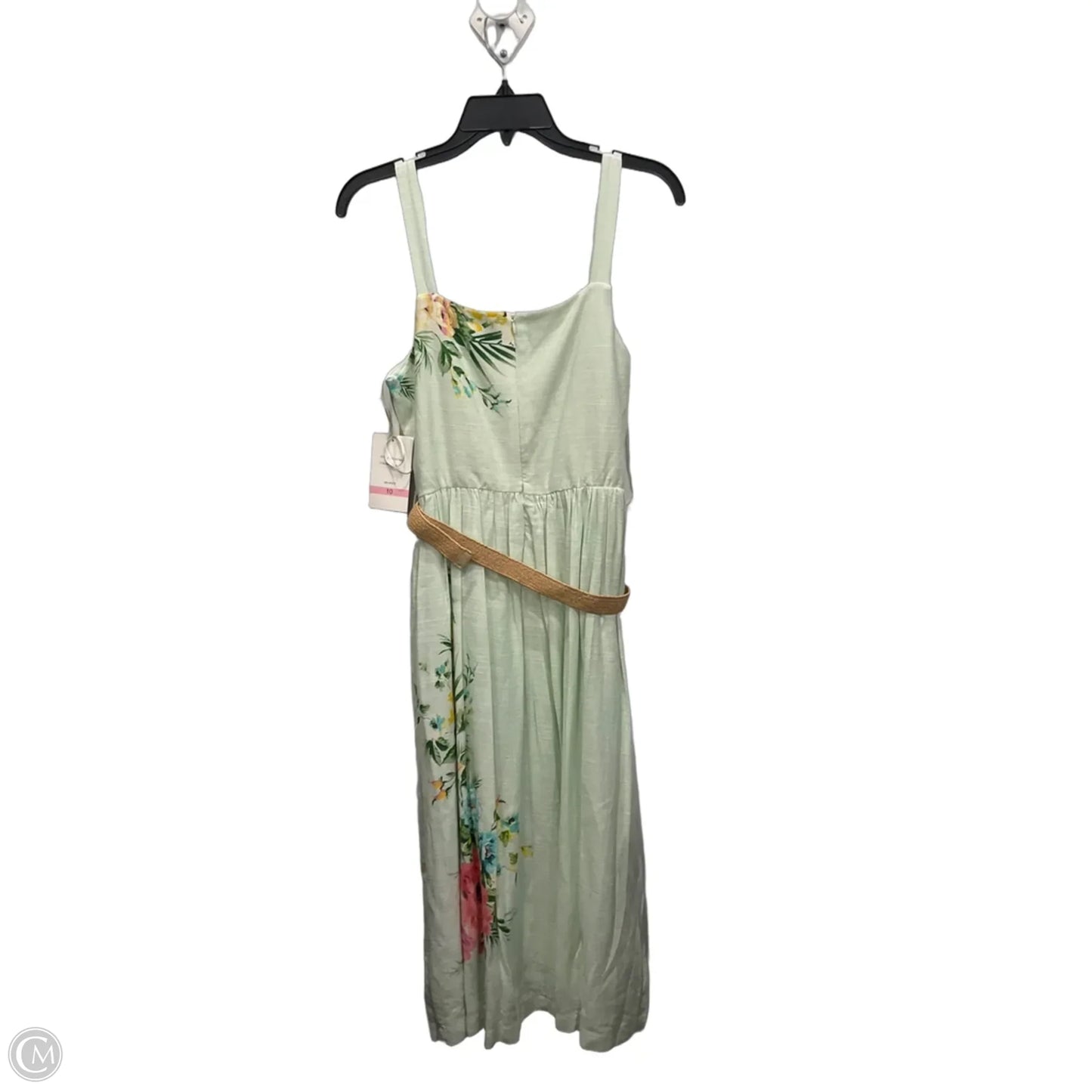 Dress Casual Midi By Clothes Mentor In Green, Size: M