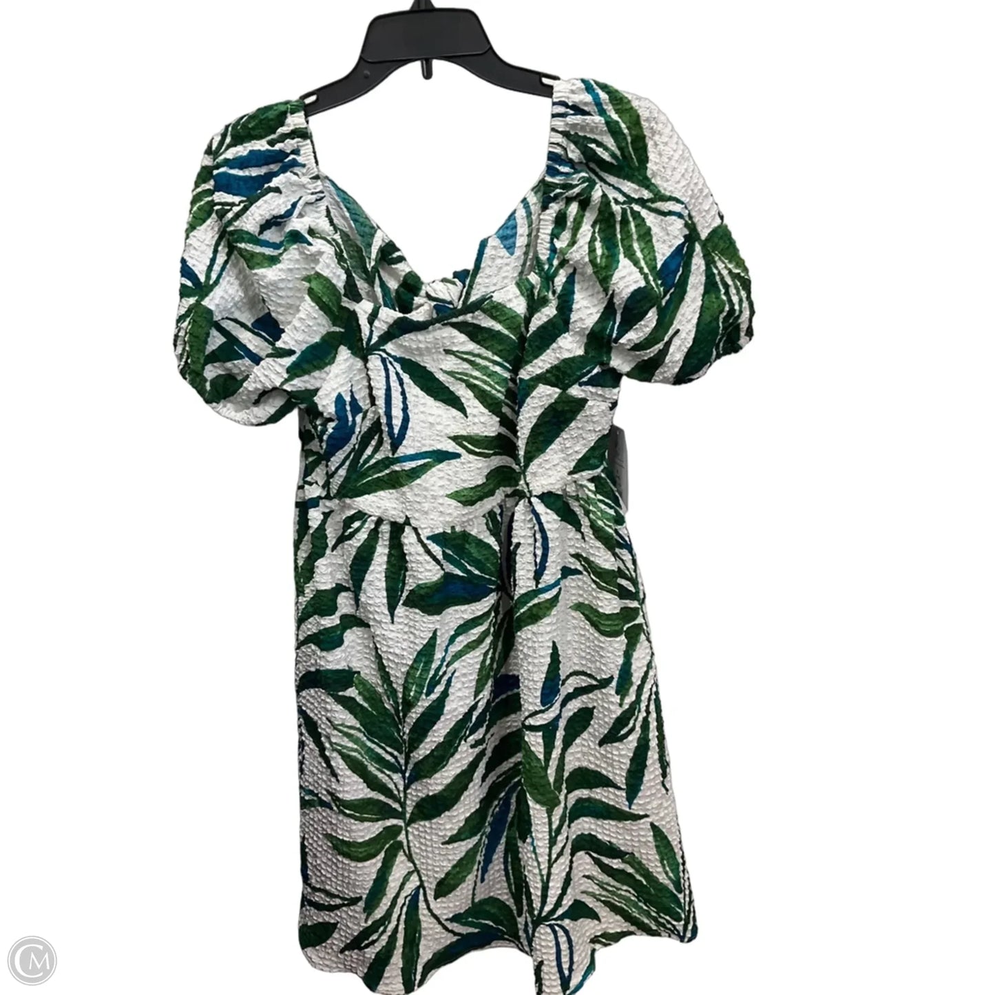 Dress Casual Midi By Time And Tru In Blue & Green, Size: S