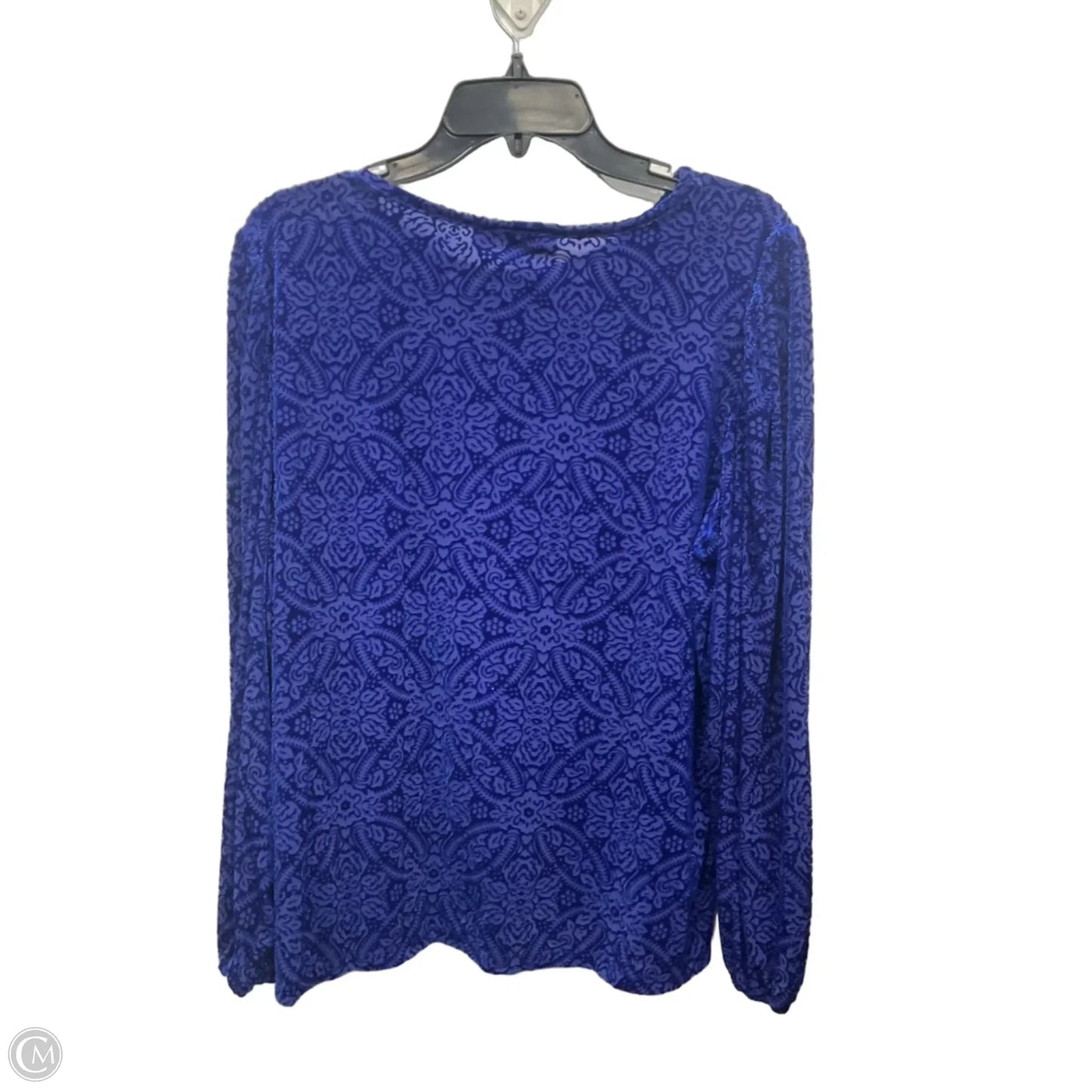 Top Long Sleeve By Loft In Blue, Size: Xl