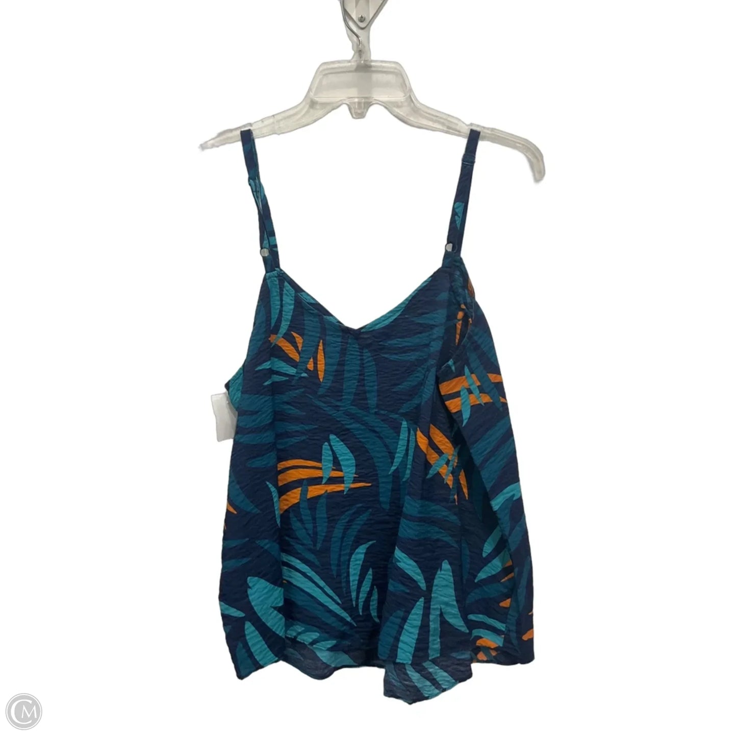 Top Sleeveless By Torrid In Tropical Print, Size: L