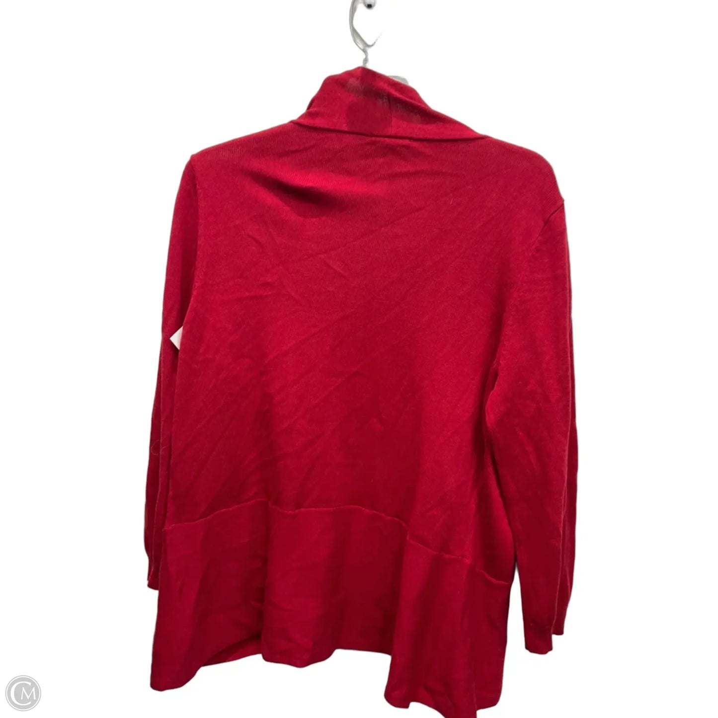 Cardigan By Iman Hsn In Red, Size: L