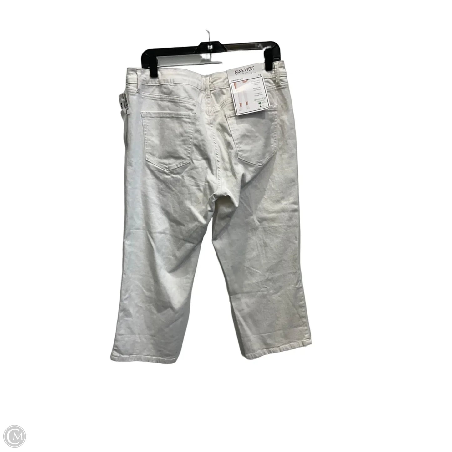 Capris By Nine West Apparel In White Denim, Size: 12