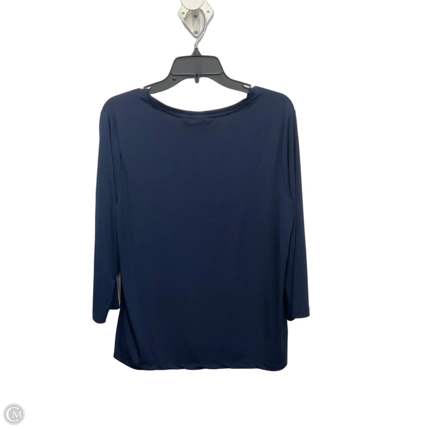 Top Long Sleeve By Chicos In Blue, Size: L
