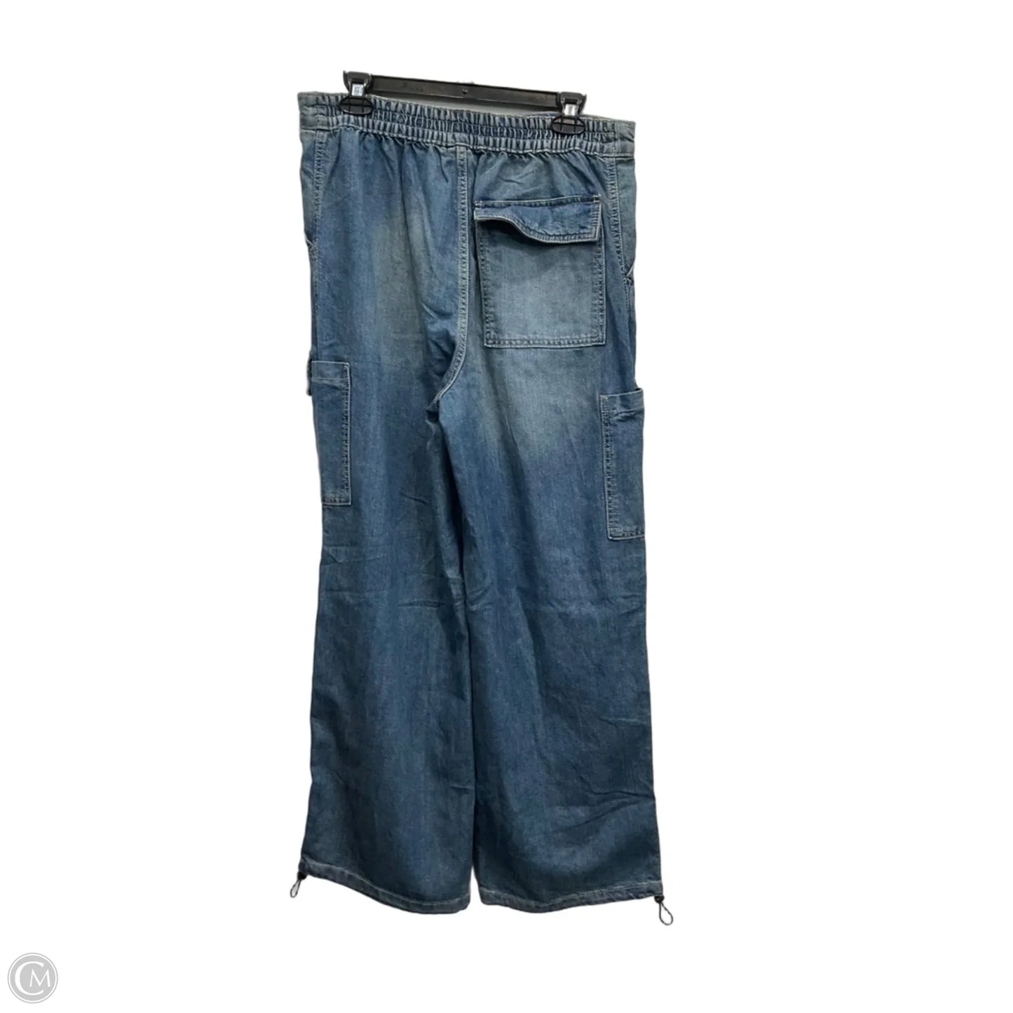 Jeans Wide Leg By Divided In Blue Denim, Size: 10