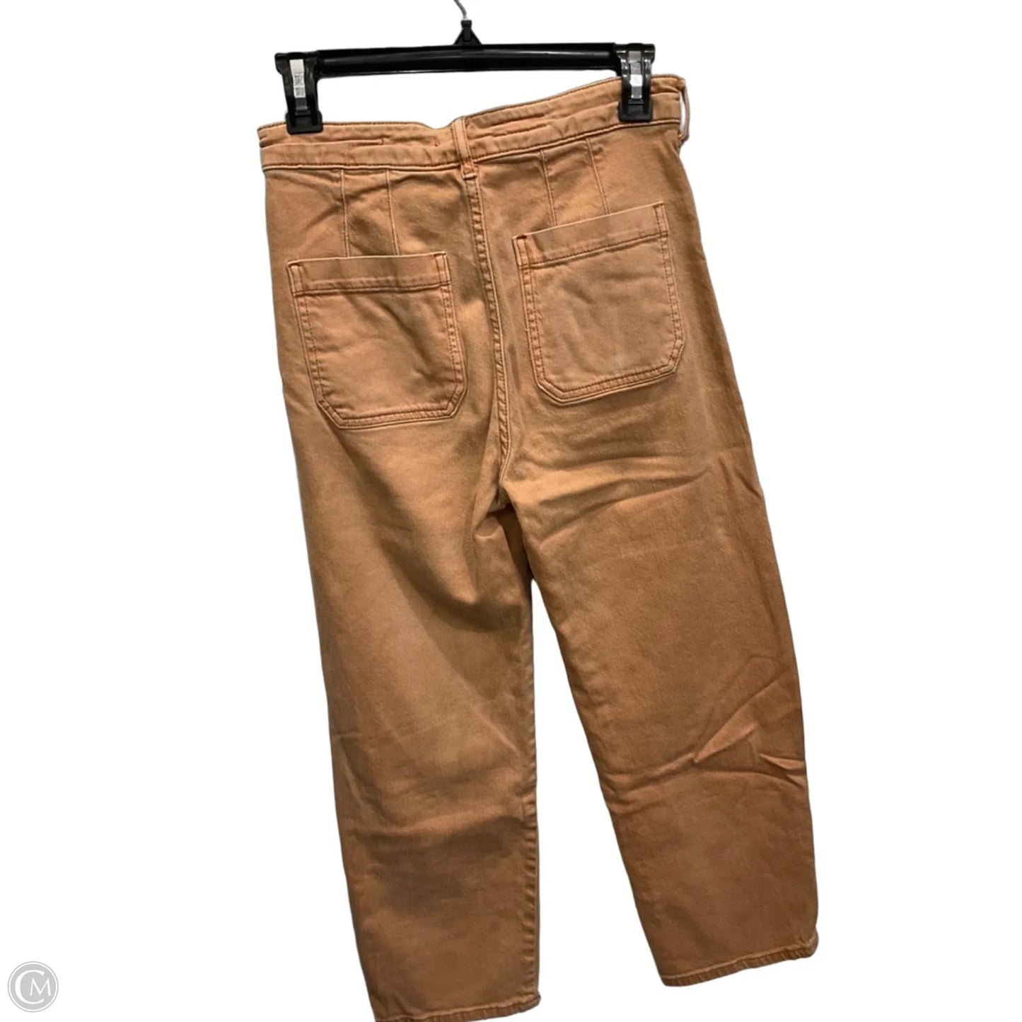 Jeans Straight By Pilcro In Orange Denim, Size: 4