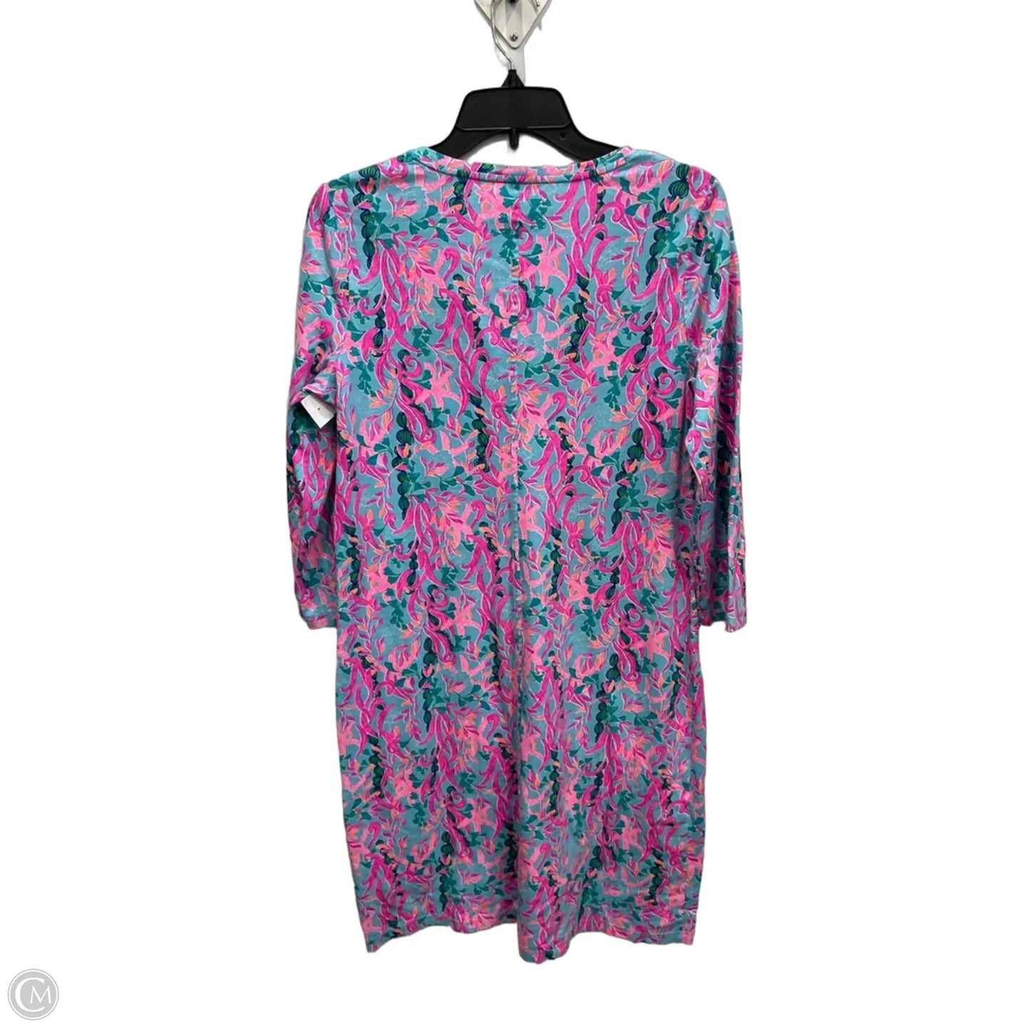 Dress Designer By Lilly Pulitzer In Blue & Pink, Size: L