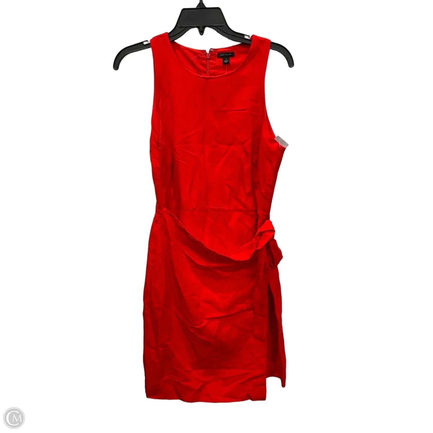 Dress Casual Midi By Ann Taylor In Orange, Size: S