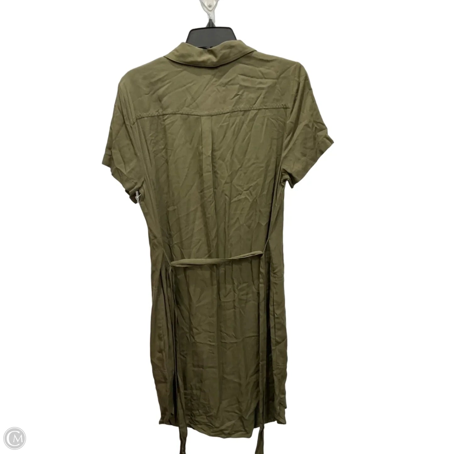 Dress Casual Midi By Dkny In Green, Size: M