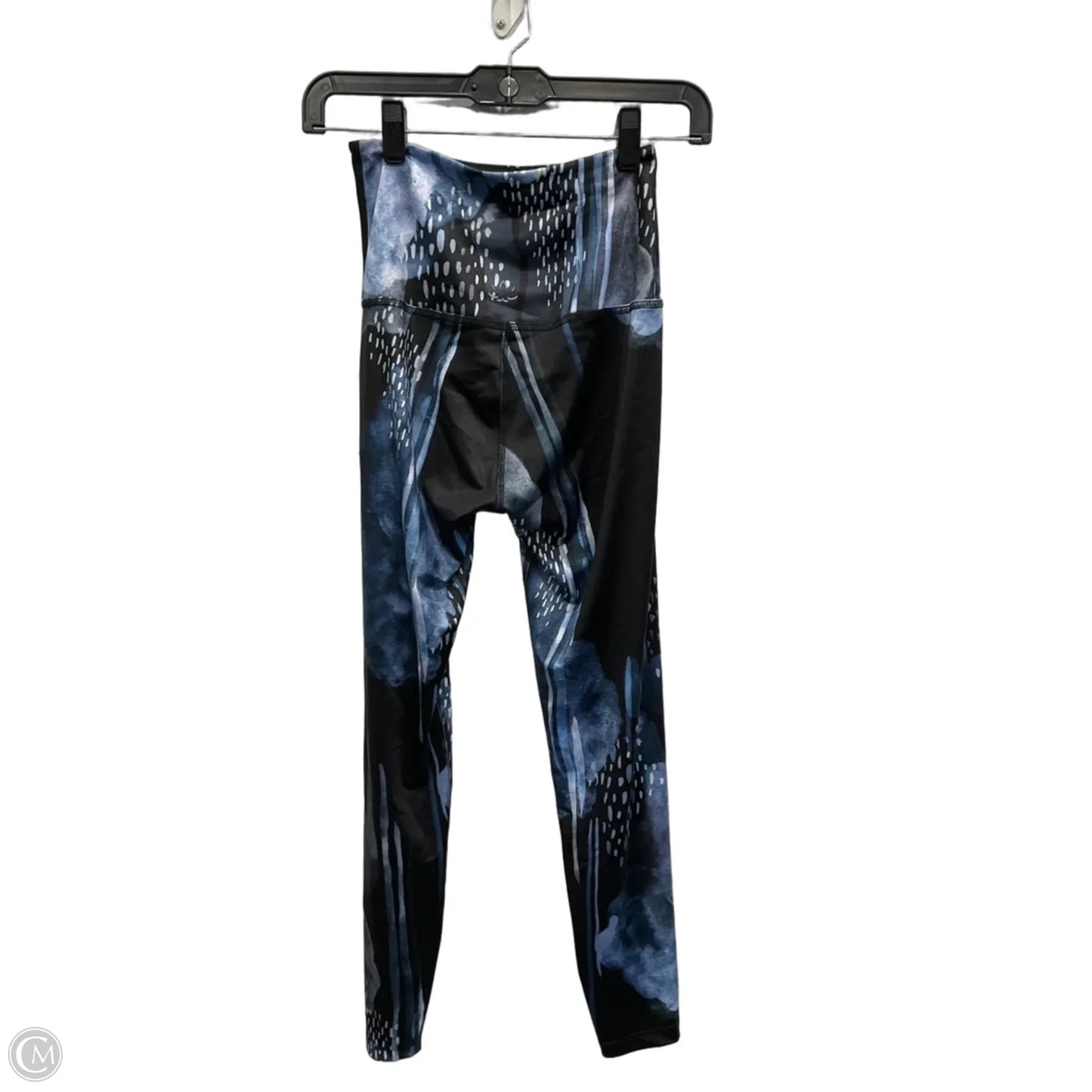 Athletic Leggings By Beyond Yoga In Black & Blue, Size: S