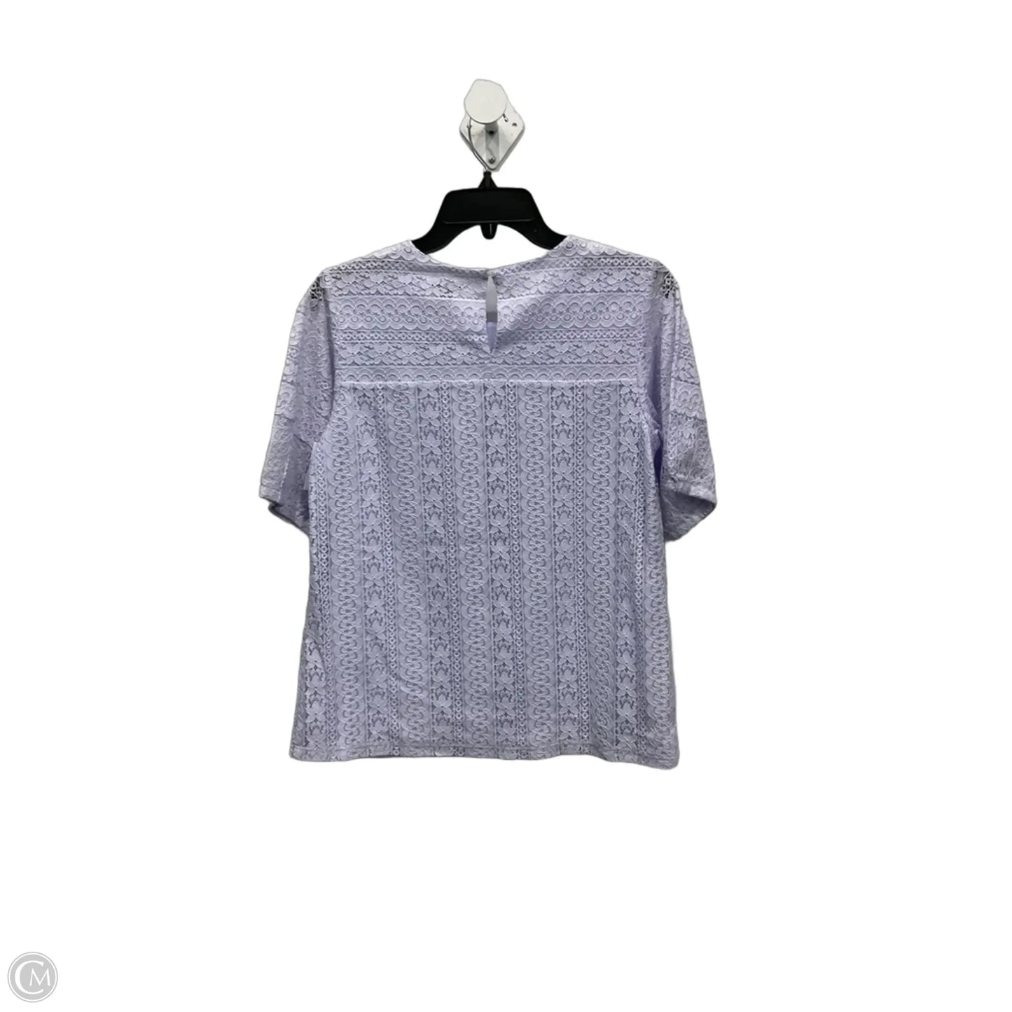 Top Short Sleeve By Ann Taylor In Purple, Size: Xs