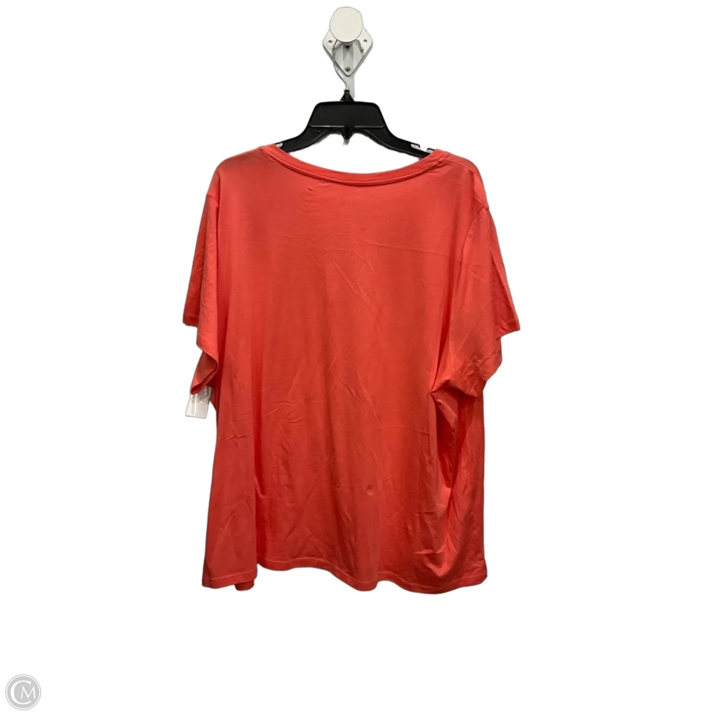 Top Short Sleeve By Calvin Klein In Pink, Size: 3x