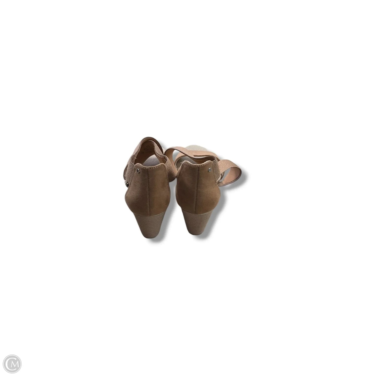 Sandals Heels Wedge By Dr Scholls In Tan, Size: 6