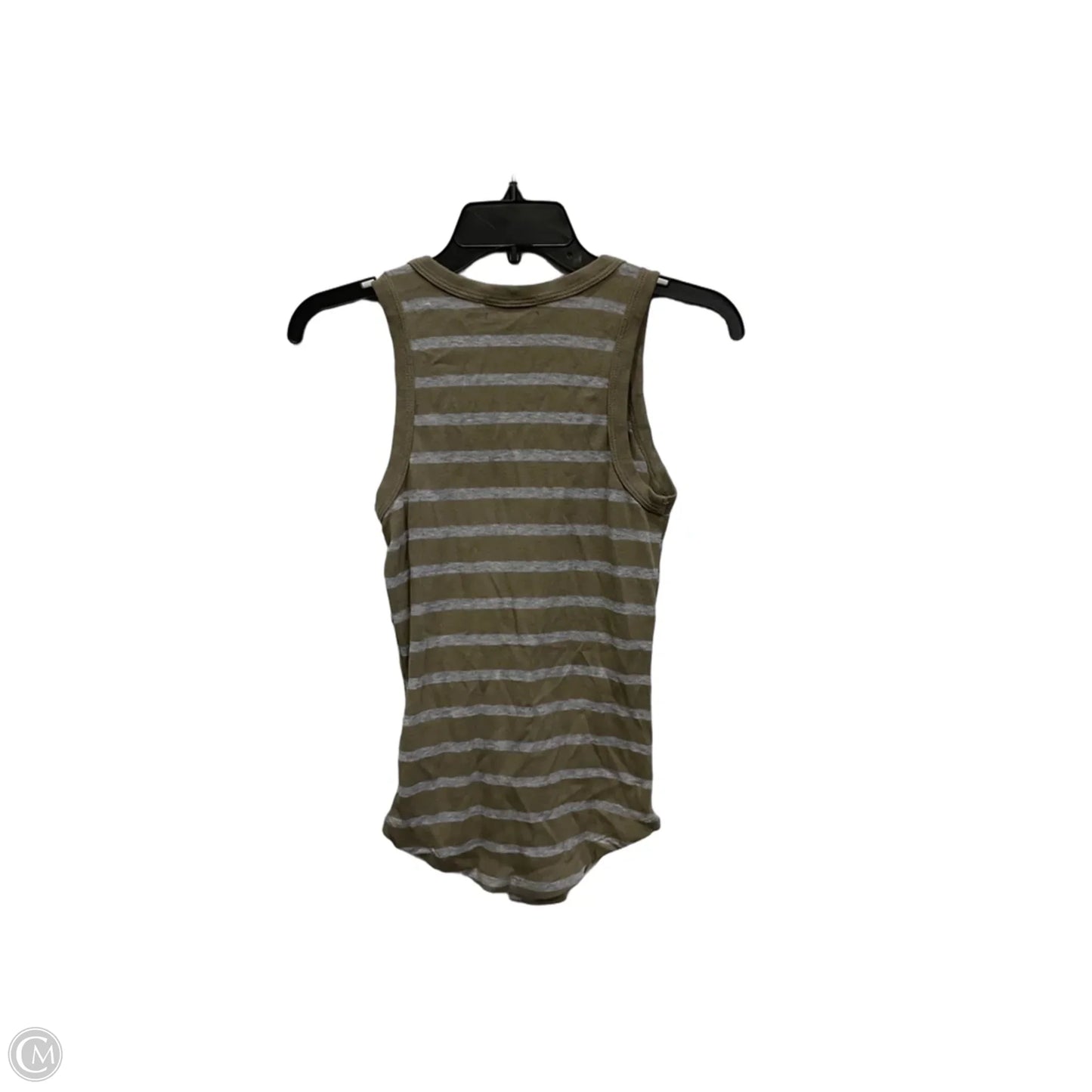 Tank Top By Michael Stars In Green & Grey, Size: Xs