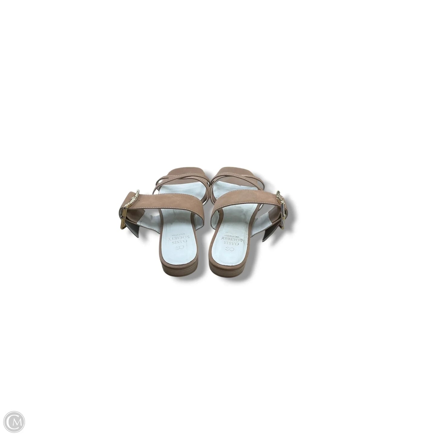 Sandals Flats By Oasis Society In Tan, Size: 6.5