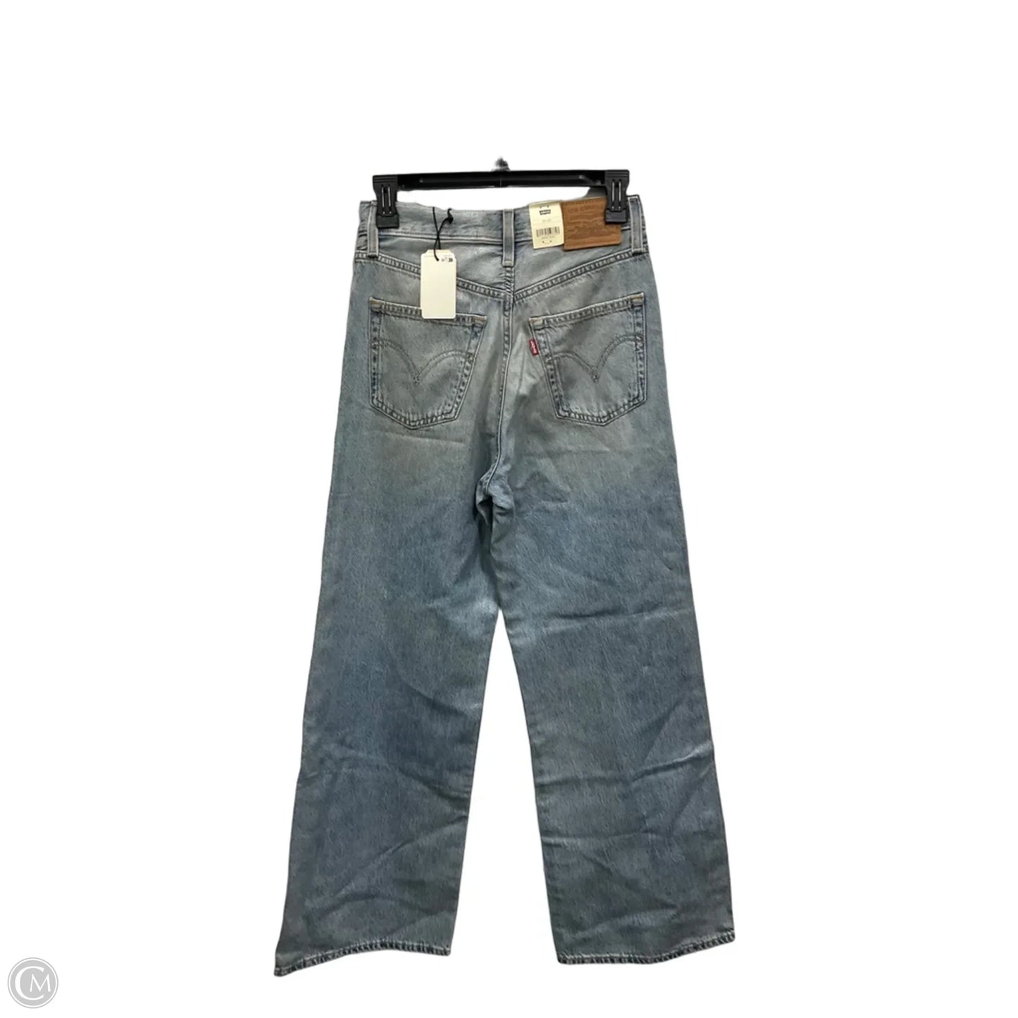 Jeans Wide Leg By Levis In Blue Denim, Size: 2