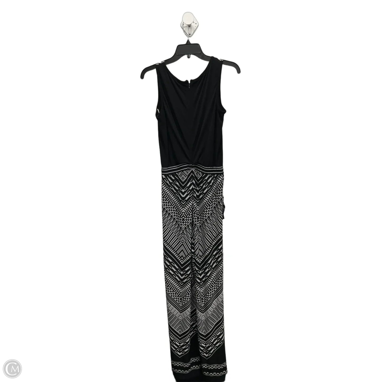 Jumpsuit By Calvin Klein In Black & White, Size: S
