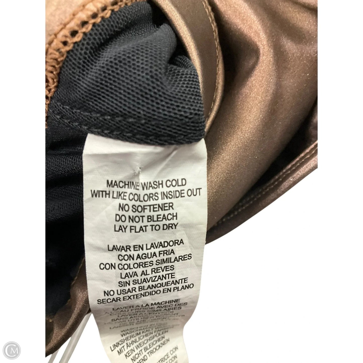 Athletic Pants 2pc By Fabletics In Black & Brown, Size: M