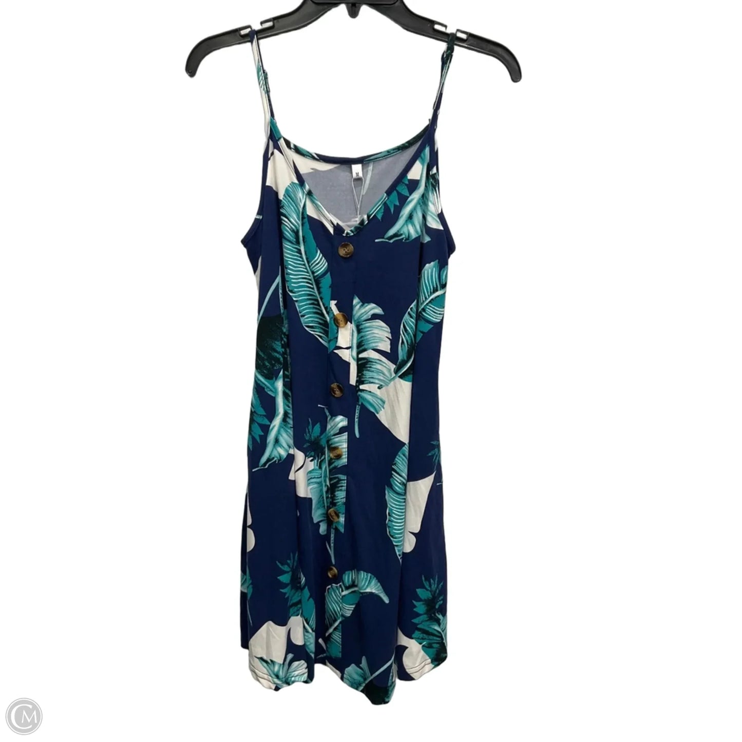 Dress Casual Short By Clothes Mentor In Blue, Size: M