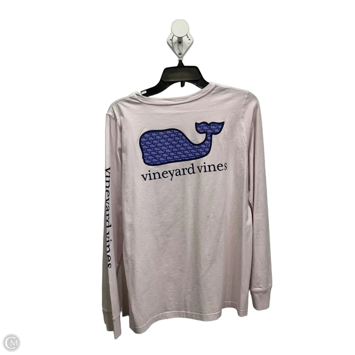 Top Long Sleeve By Vineyard Vines In Pink, Size: M