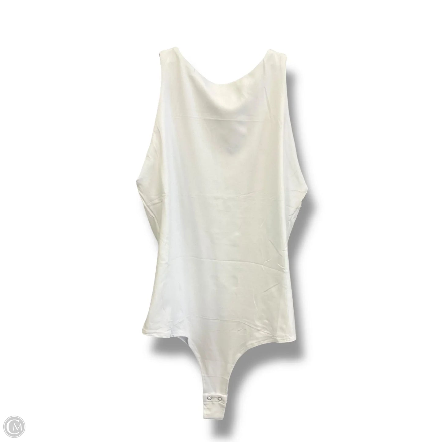 Bodysuit By Clothes Mentor In White, Size: M