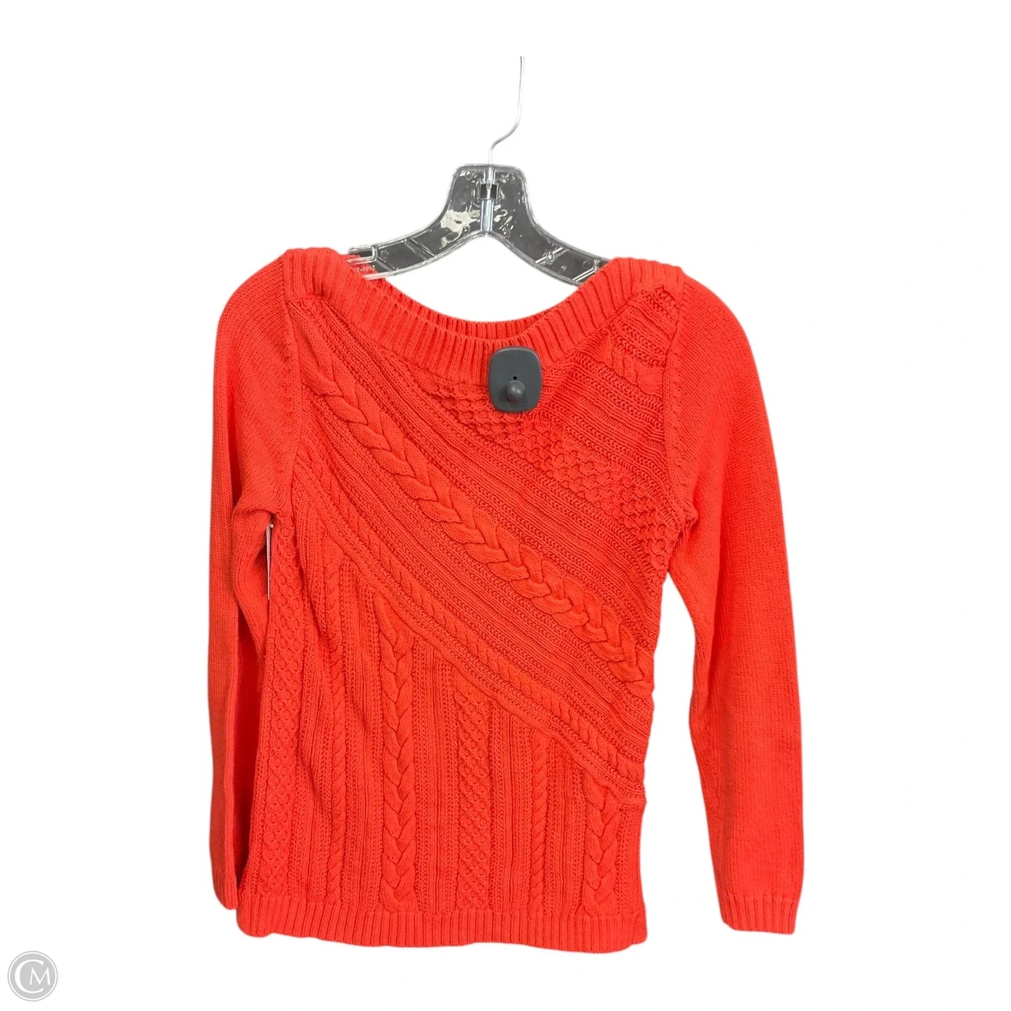 Sweater By Talbots In Orange, Size: S