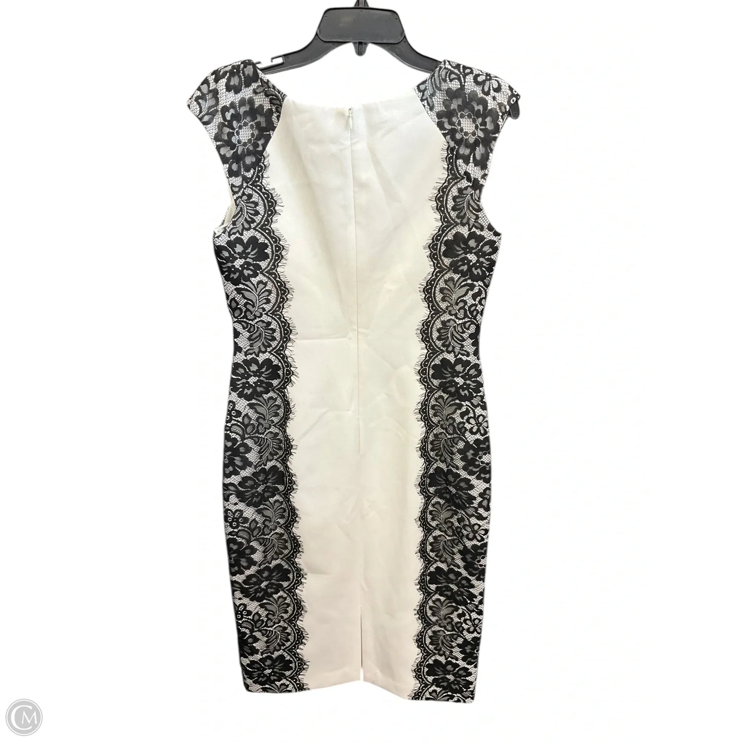 Dress Work By White House Black Market In Black & White, Size: S