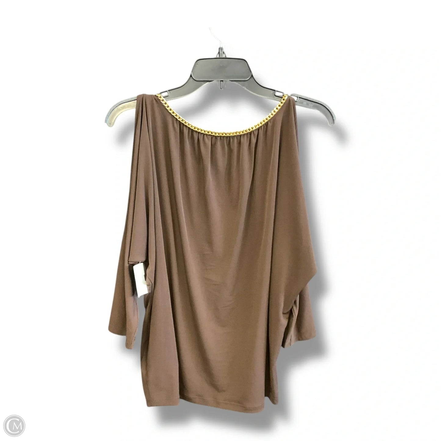Top Long Sleeve By Michael By Michael Kors In Brown, Size: S