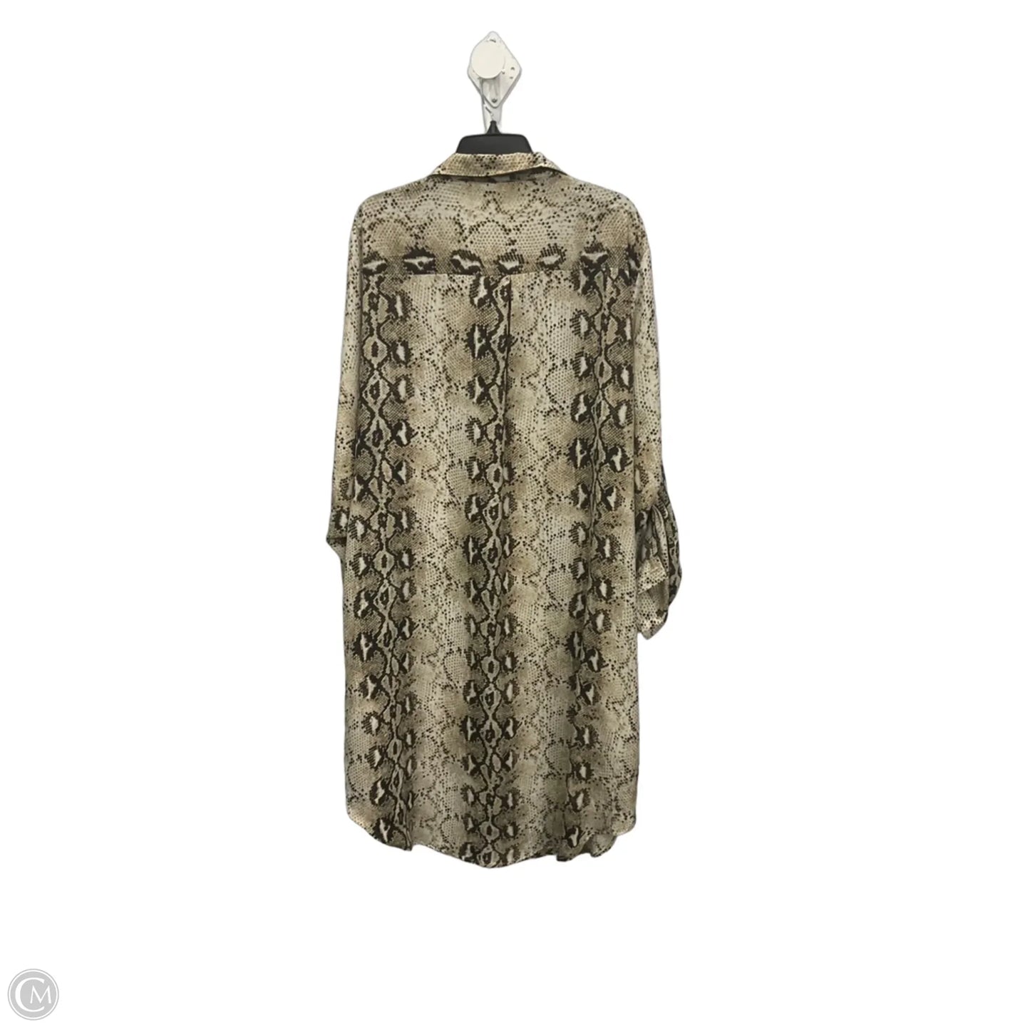 Dress Casual Maxi By Boohoo Boutique In Snakeskin Print, Size: 1x