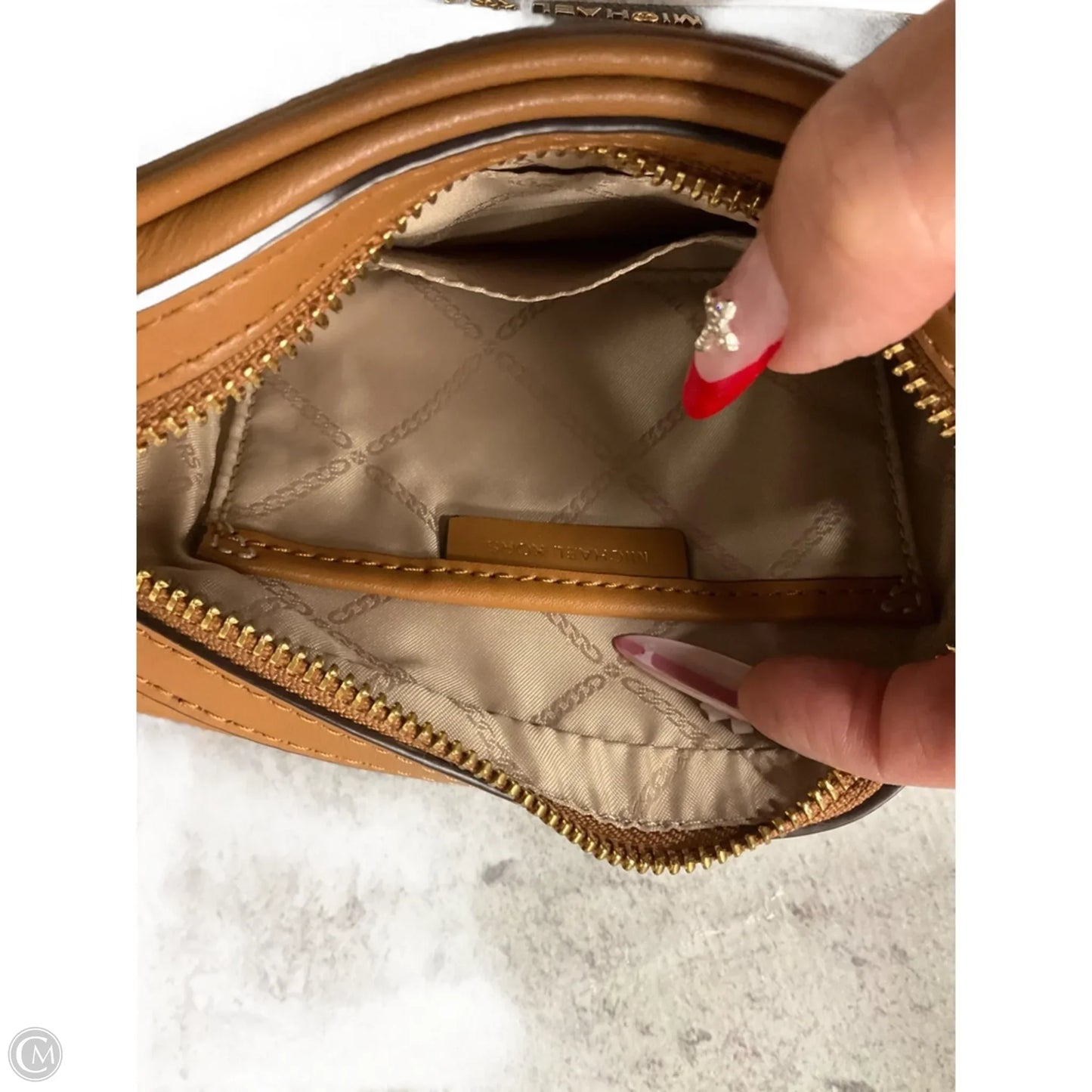 Crossbody Designer By Michael Kors, Size: Small