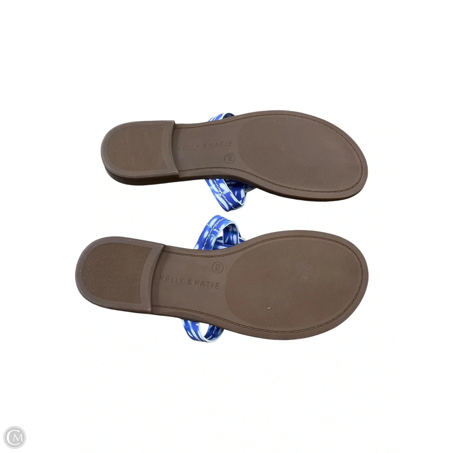 Sandals Flip Flops By Kelly And Katie In Multi-colored, Size: 6