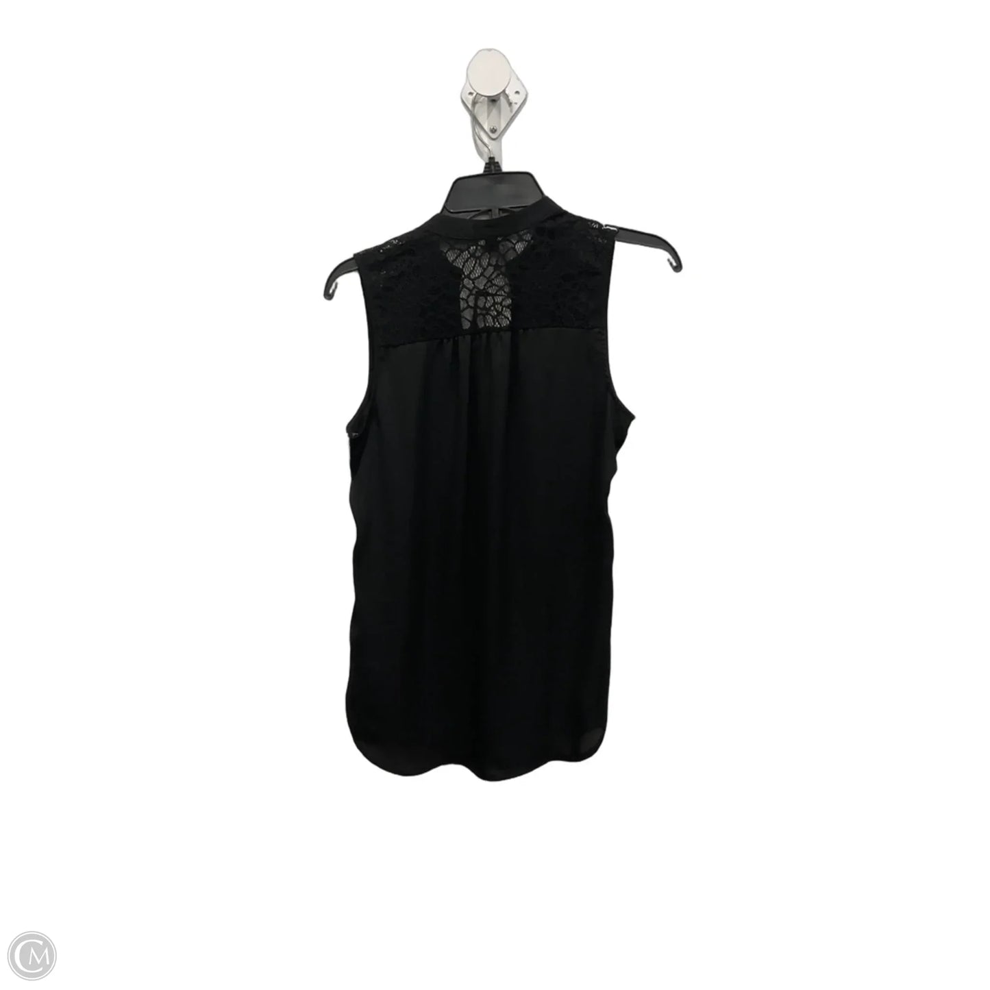 Top Sleeveless By Clothes Mentor In Black, Size: M