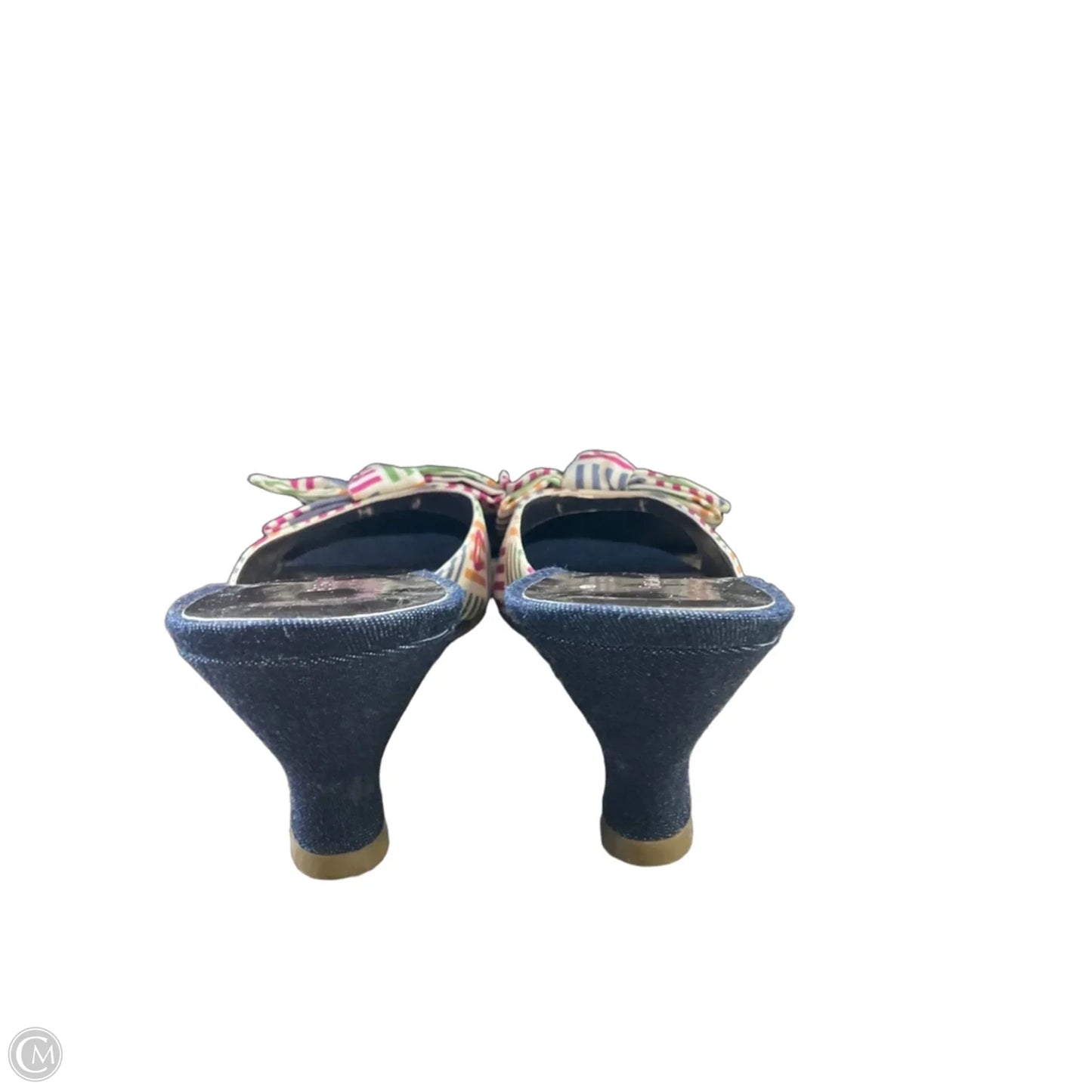 Shoes Heels Wedge By Etienne Aigner In Blue, Size: 7