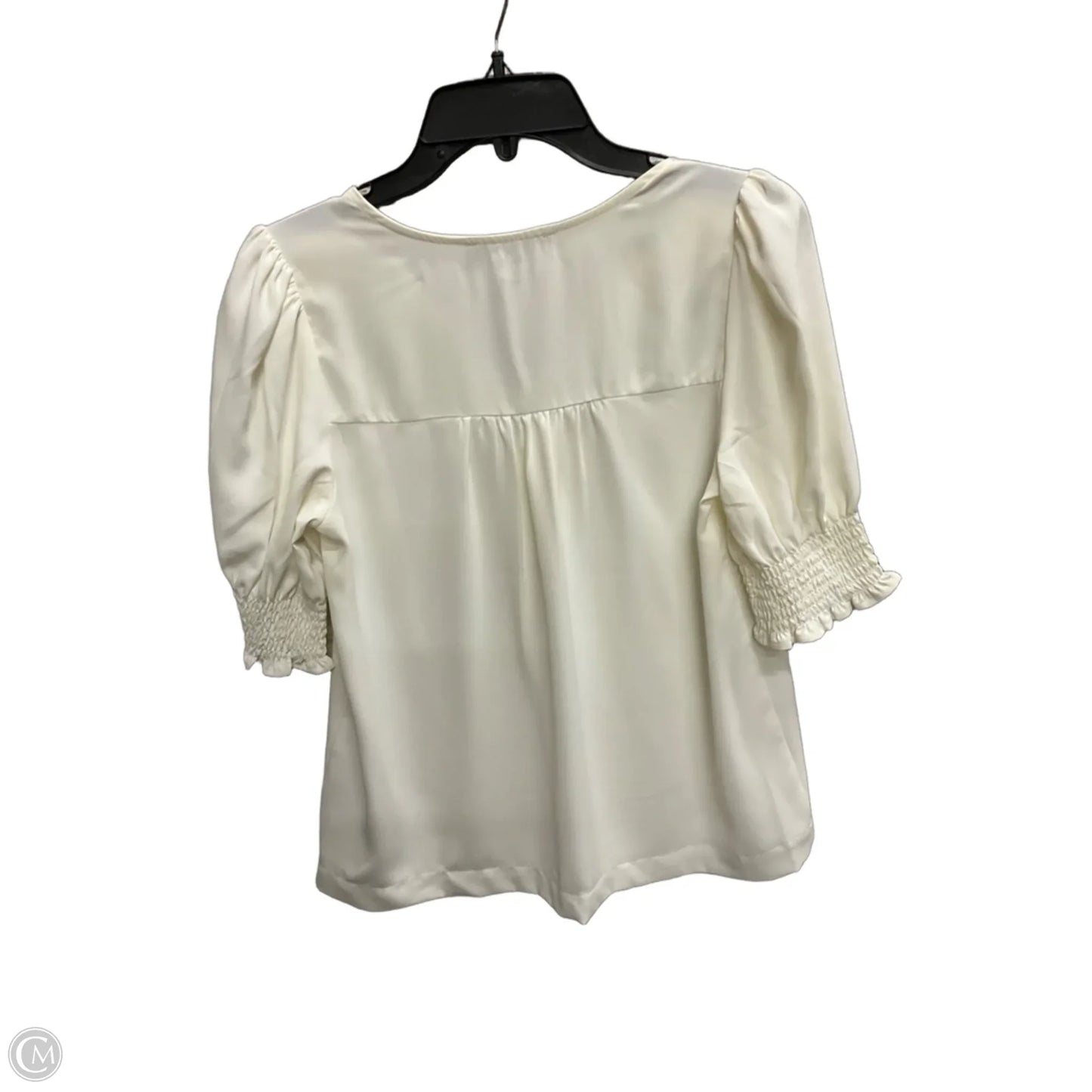 Top Short Sleeve By Marled In Cream, Size: Xs